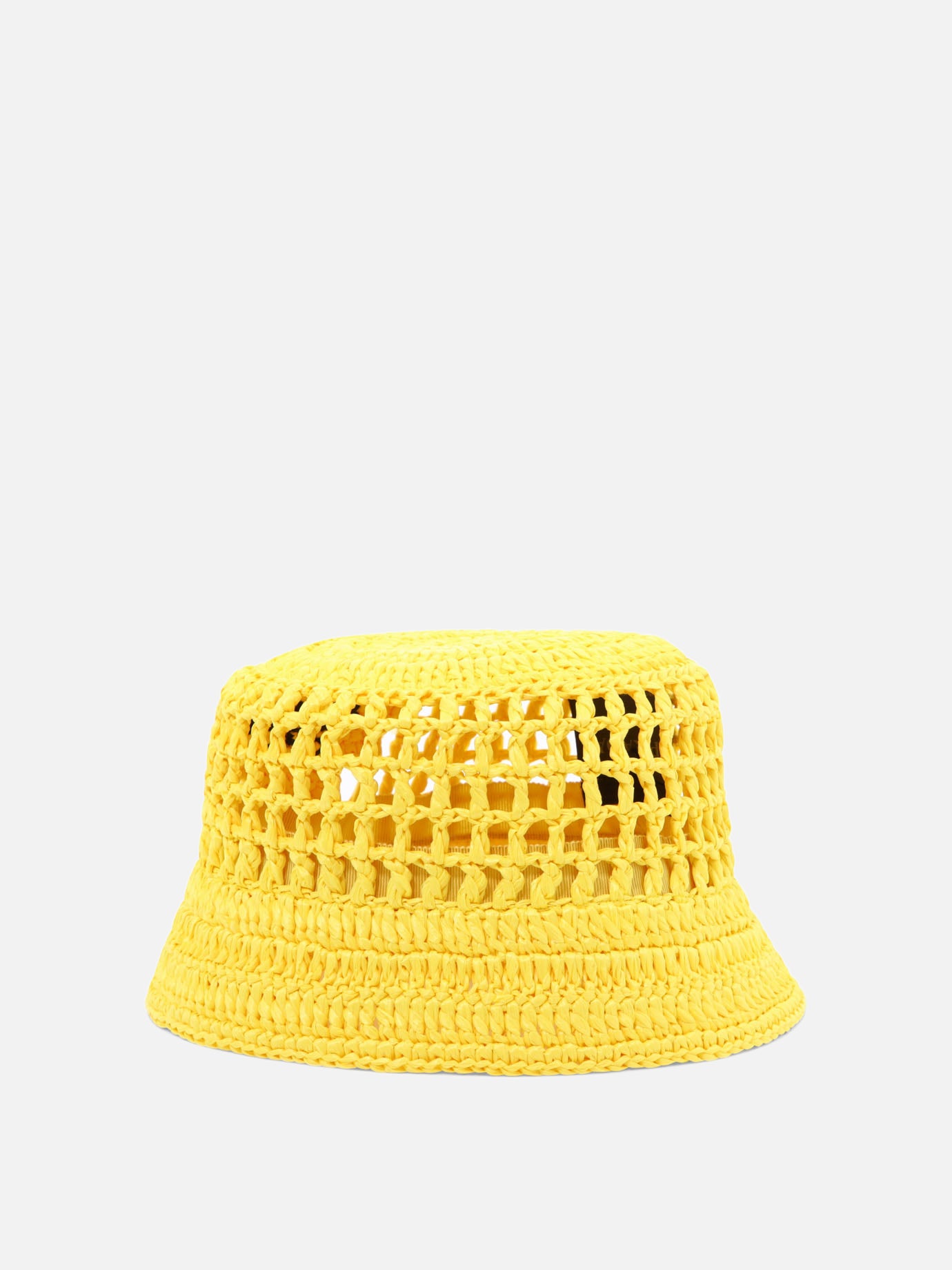 Raffia bucket hat