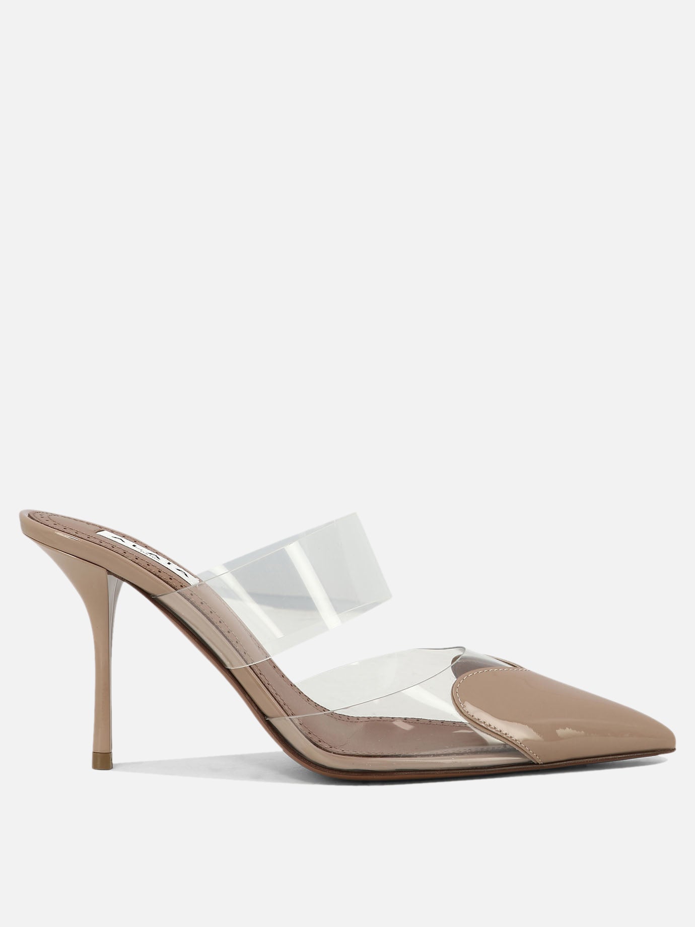 Mules 60% calf leather 40% polyurethane - 50% leather 50% rubber  Beige - Alaïa Women | PDP | VIETTI Online Store | thumbnail