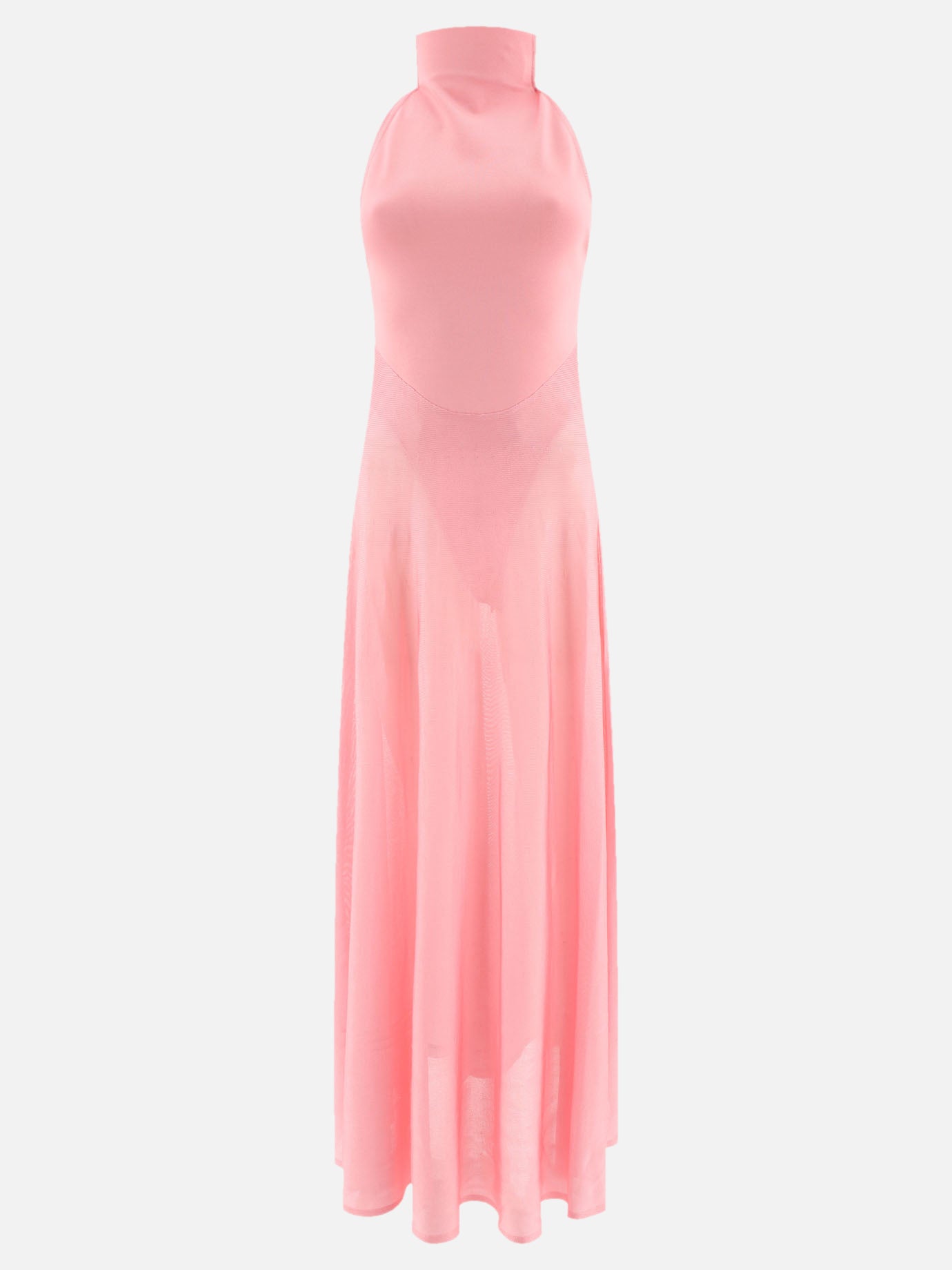 Long dresses 100% viscose  Pink - Alaïa Women | PDP | VIETTI Online Store | thumbnail