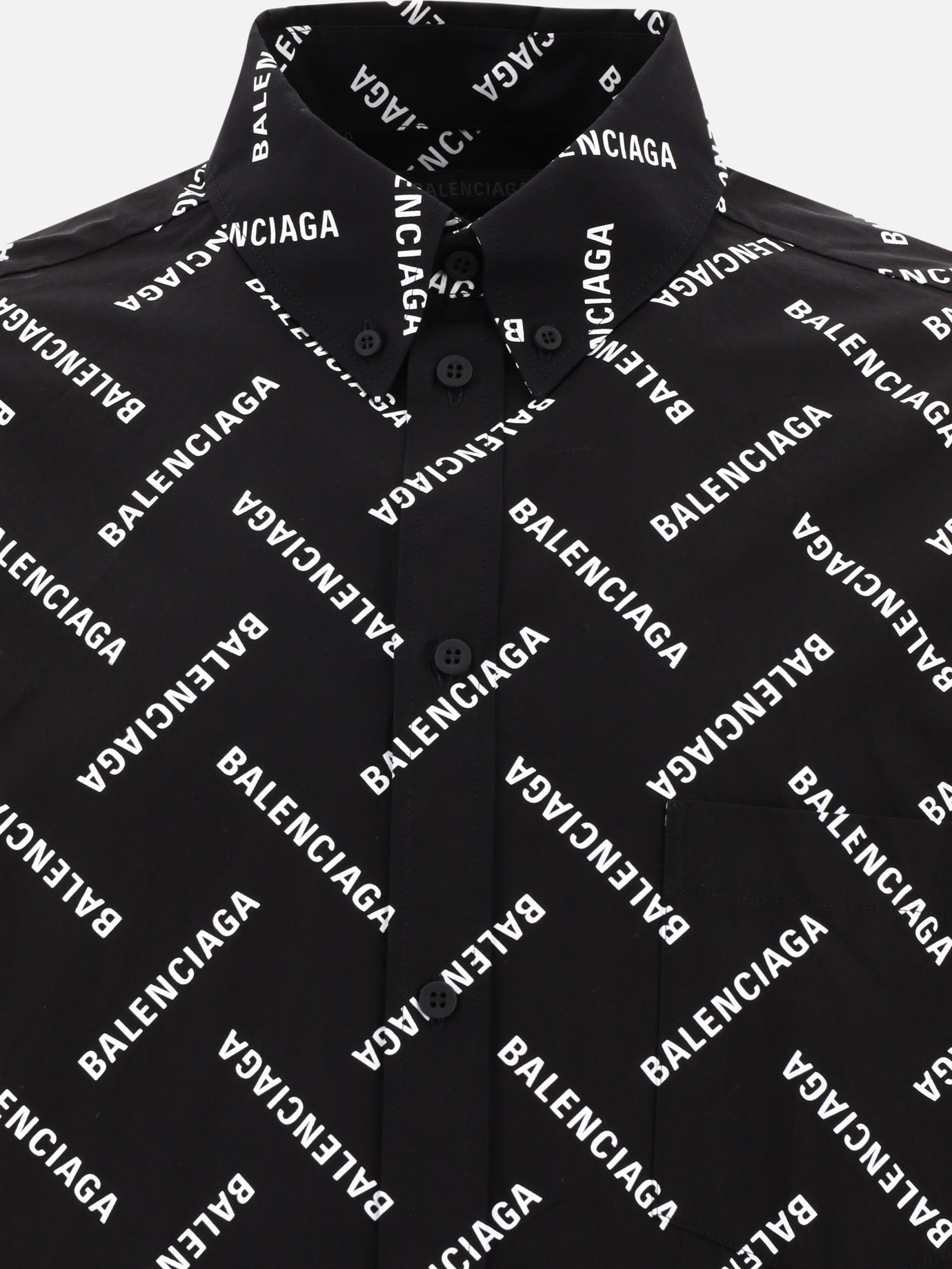 Casual shirts 100% cotton  Black - Balenciaga Men | PDP | VIETTI Online Store | Zoom-Modal_3
