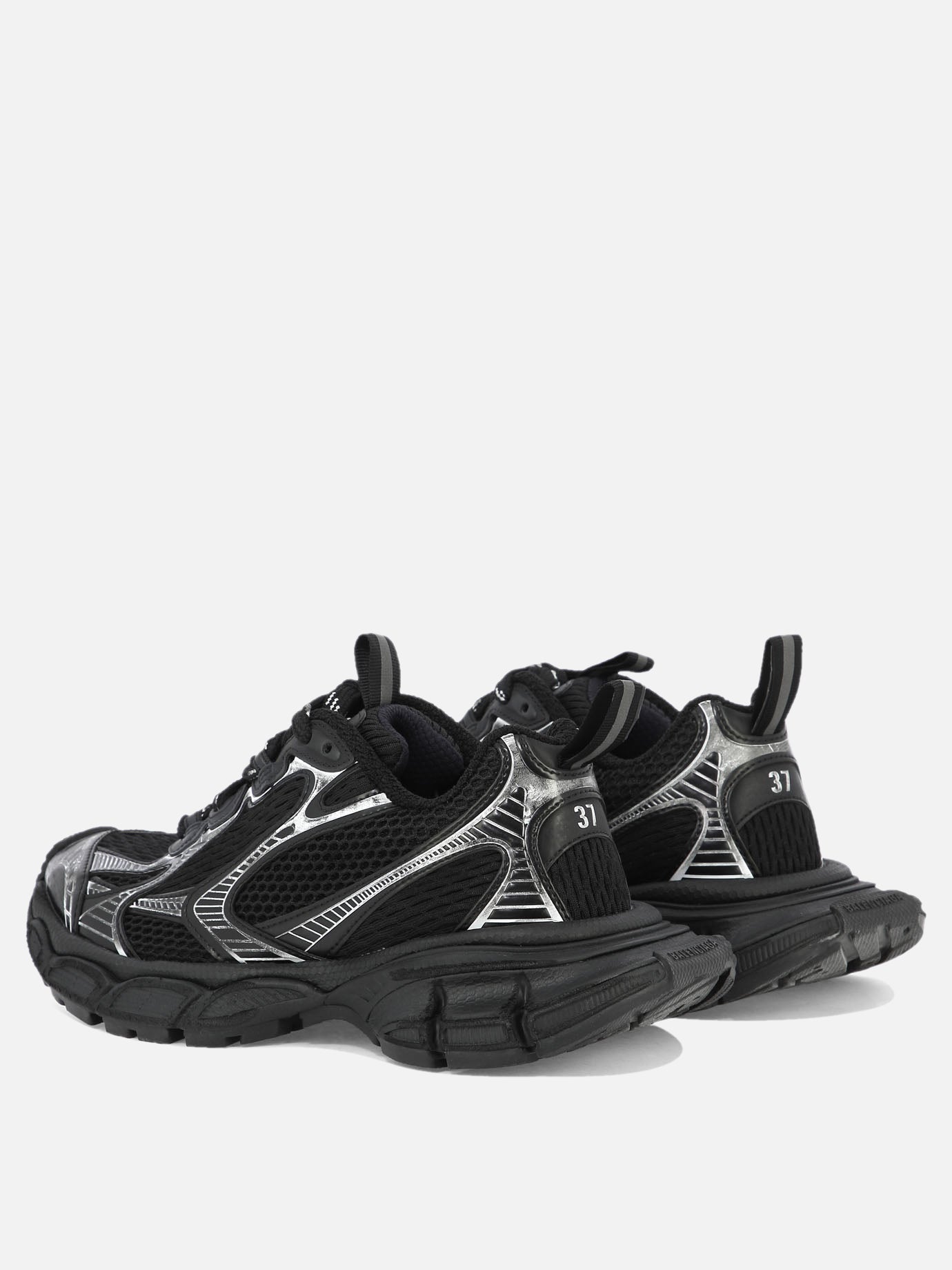 Low top sneakers 55% polyurethane 45% polyester - 100% rubber  Black - Balenciaga Women | PDP | VIETTI Online Store | thumbnail_4