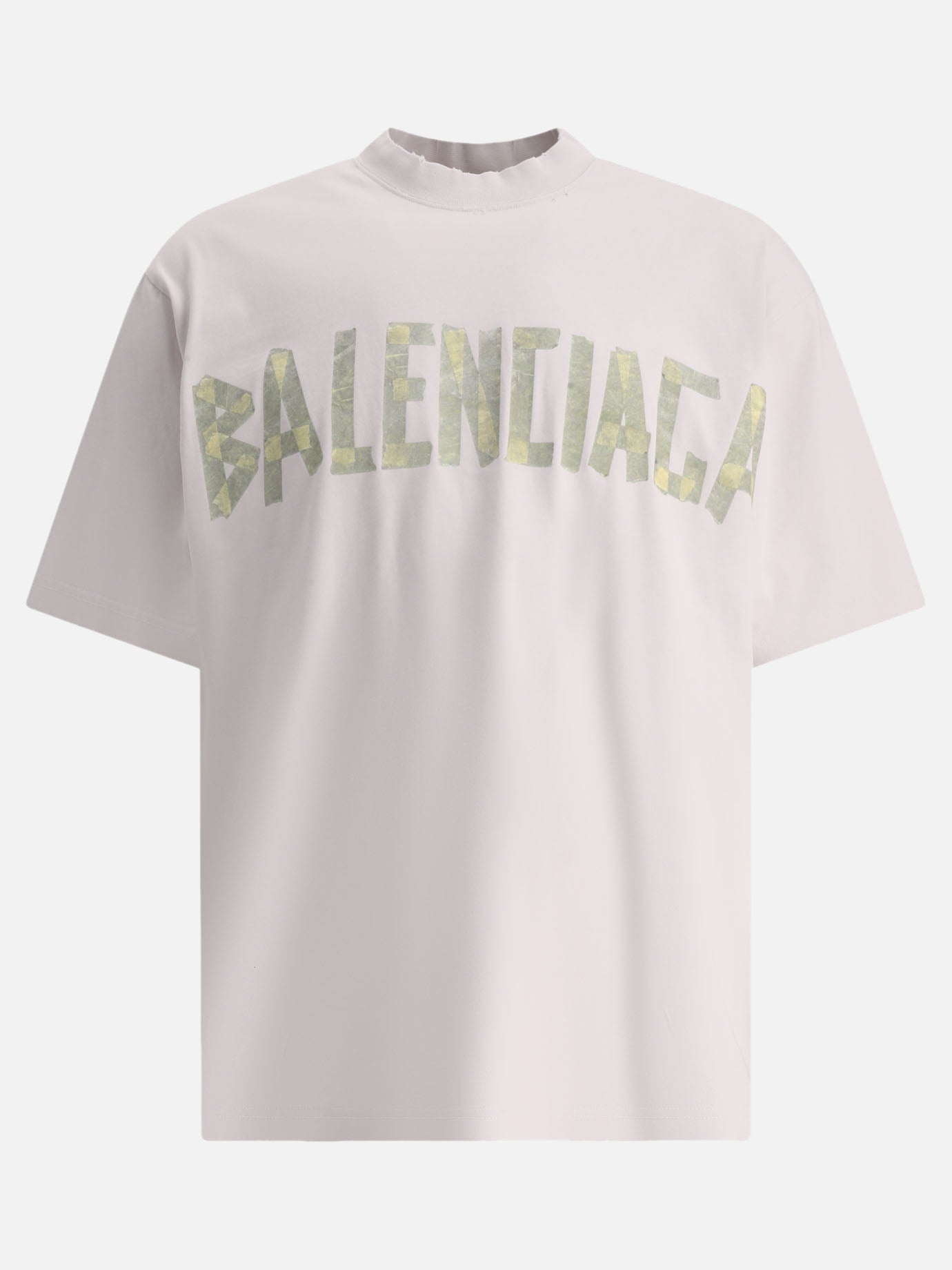 Crewneck t-shirts 100% cotton  White - Balenciaga Men | PDP | VIETTI Online Store | Zoom-Modal
