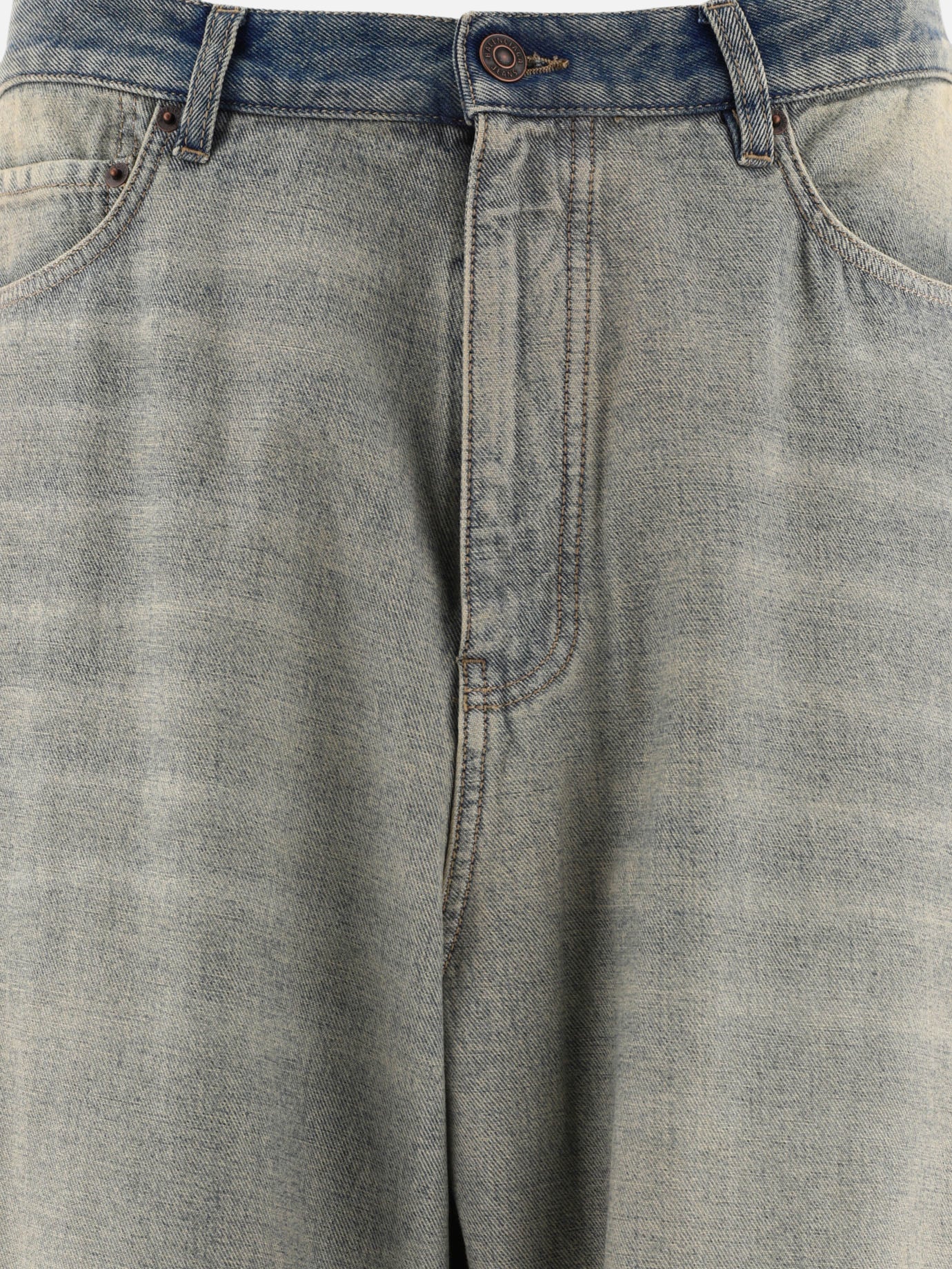 Leisure trousers 100% cotton  Light blue - Balenciaga Men | PDP | VIETTI Online Store | Zoom-Modal_3
