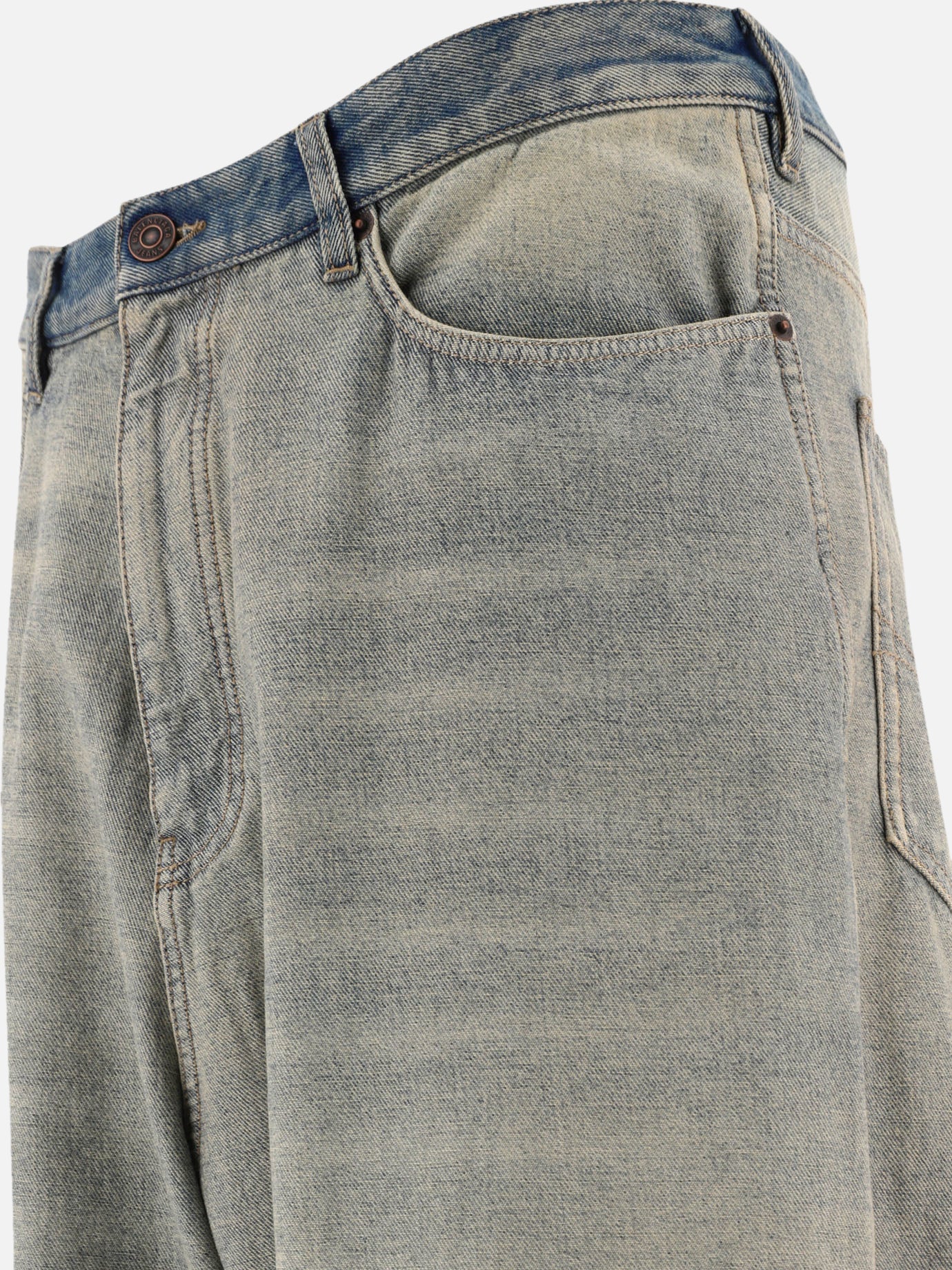 Leisure trousers 100% cotton  Light blue - Balenciaga Men | PDP | VIETTI Online Store | Zoom-Modal_4
