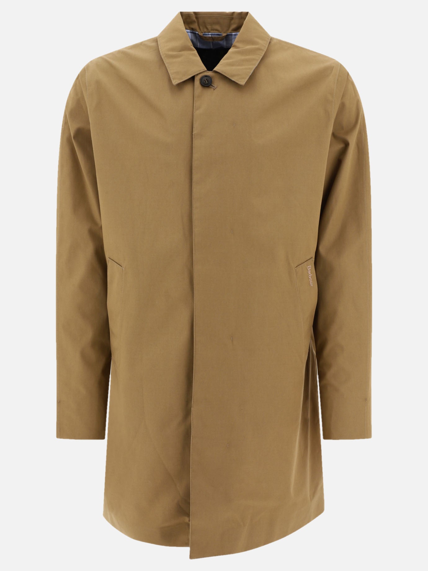 Raincoats & Trench coats Solid colour  Beige - Barbour Men | PDP | VIETTI Online Store | thumbnail