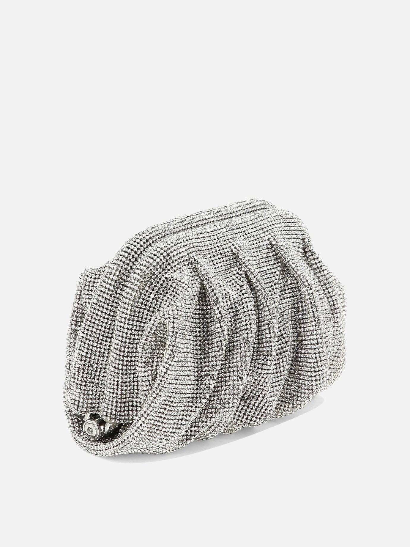 Pouch 100% aluminium mesh  Silver - Benedetta Bruzziches Women | PDP | VIETTI Online Store | Zoom-Modal_2
