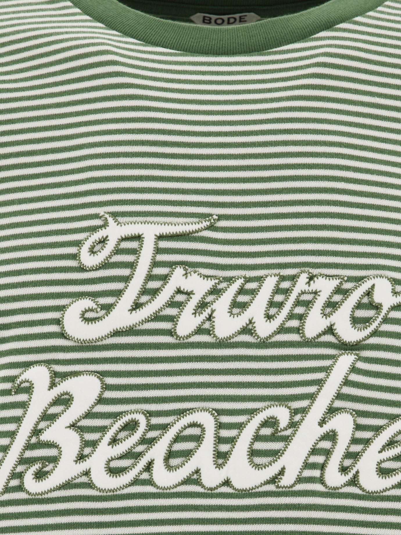 Bode "Truro Stripe" t-shirt Green