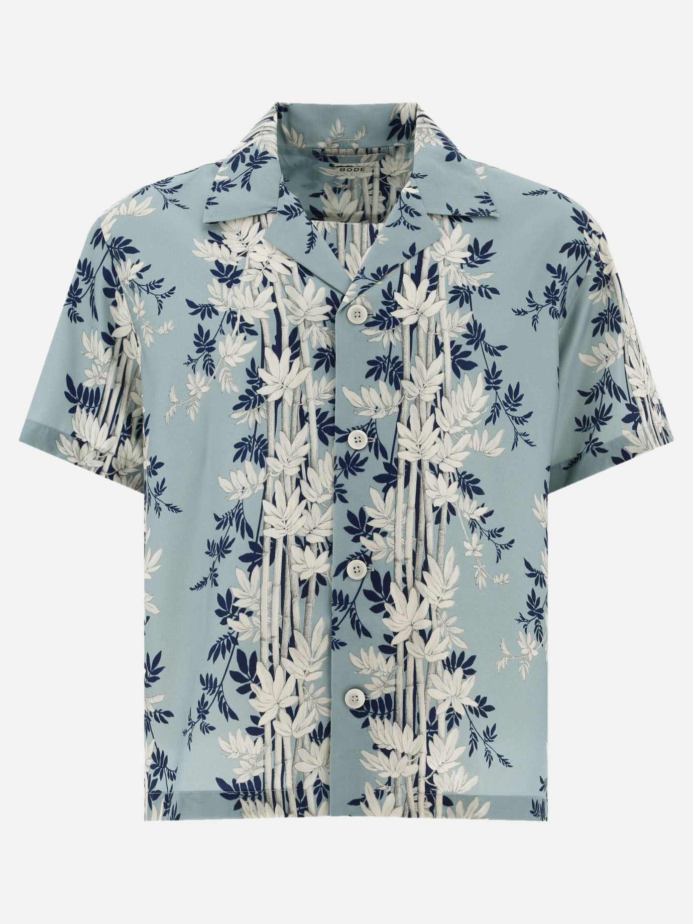 Bode "Bamboo Forest" shirt Light blue