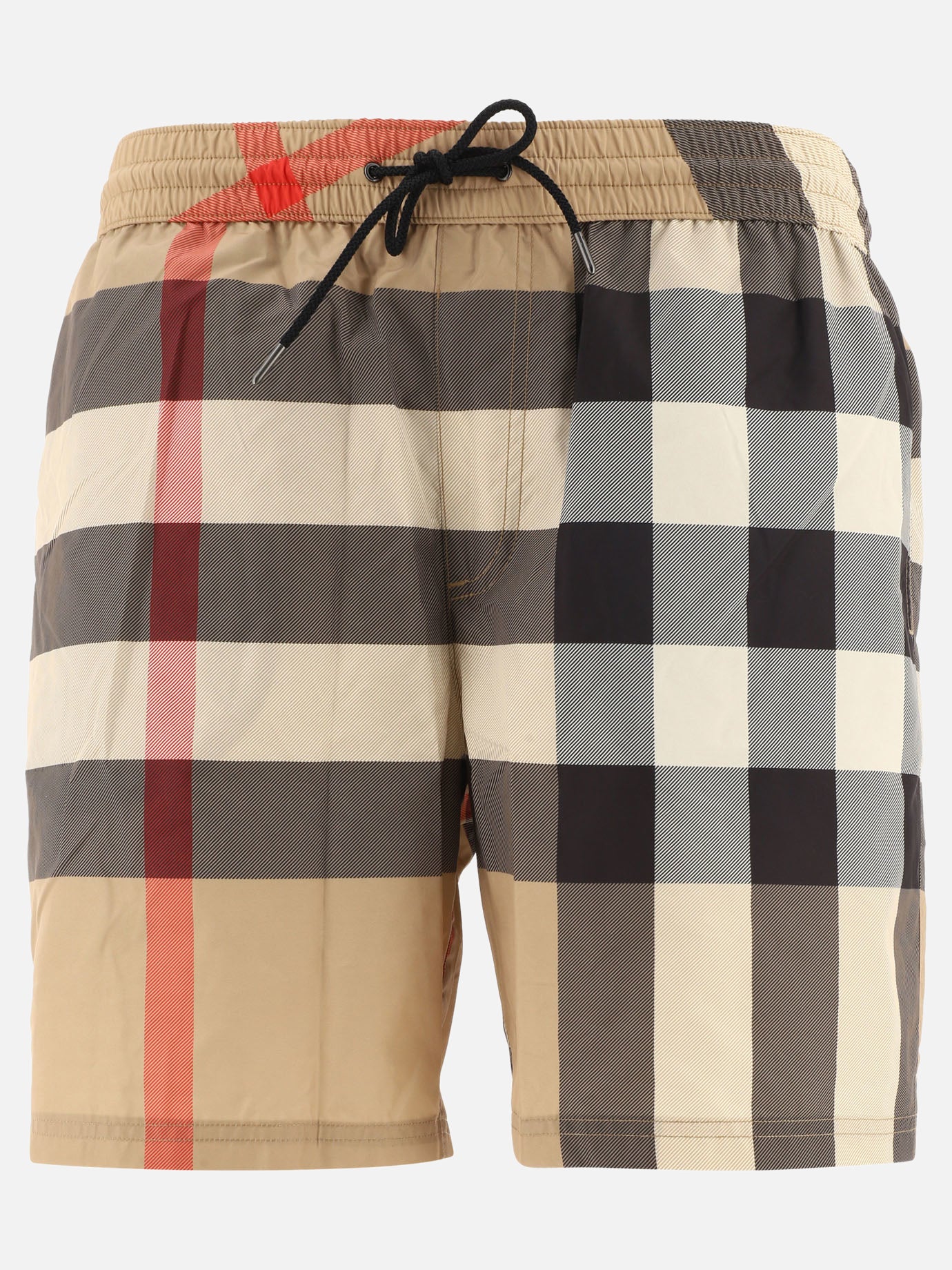 Swim shorts Check  Beige - Burberry Men | PDP | VIETTI Online Store | Zoom-Modal
