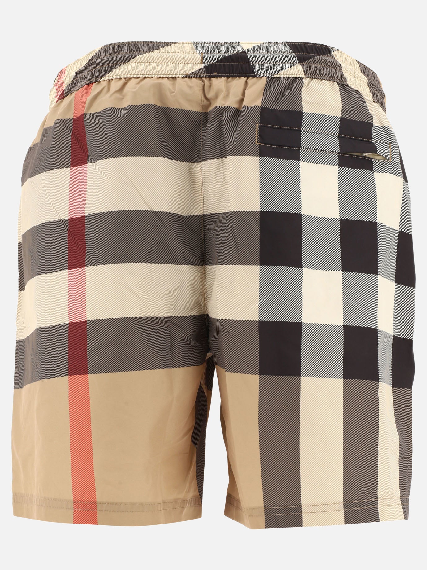Swim shorts Check  Beige - Burberry Men | PDP | VIETTI Online Store | Zoom-Modal_2
