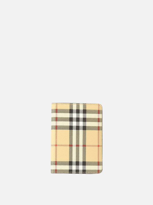 Document cases 71% polyurethane 16% polyester 12% cotton 1% acrylic  Beige - Burberry Women | PLP | VIETTI Online Store 
