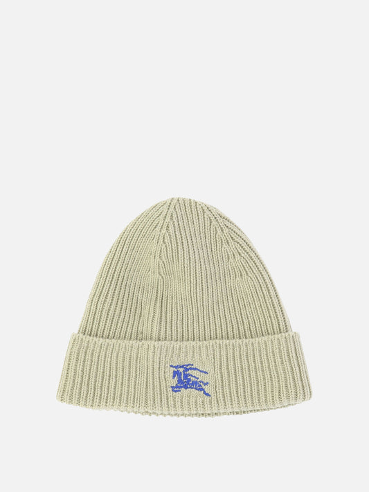 Ribbed cashmere beanie