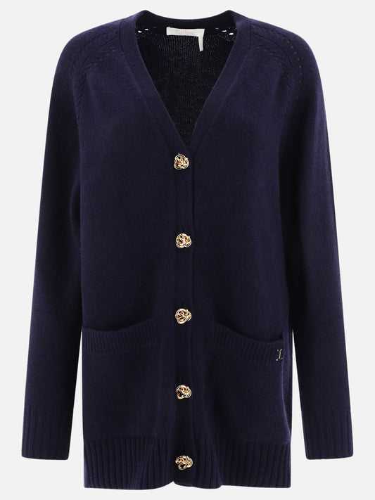 Cardigans 96% cashmere 4% wool  Blue - Chloé Women | PLP | VIETTI Online Store 
