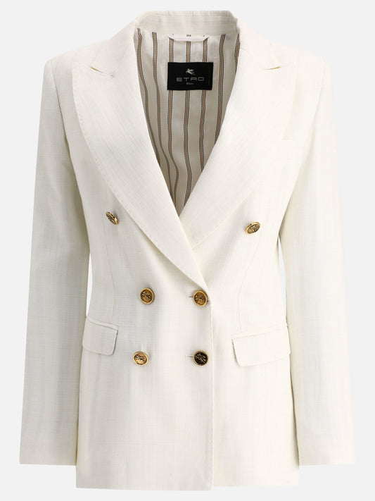 Blazers Solid colour  White - Etro Women | PLP | VIETTI Online Store 
