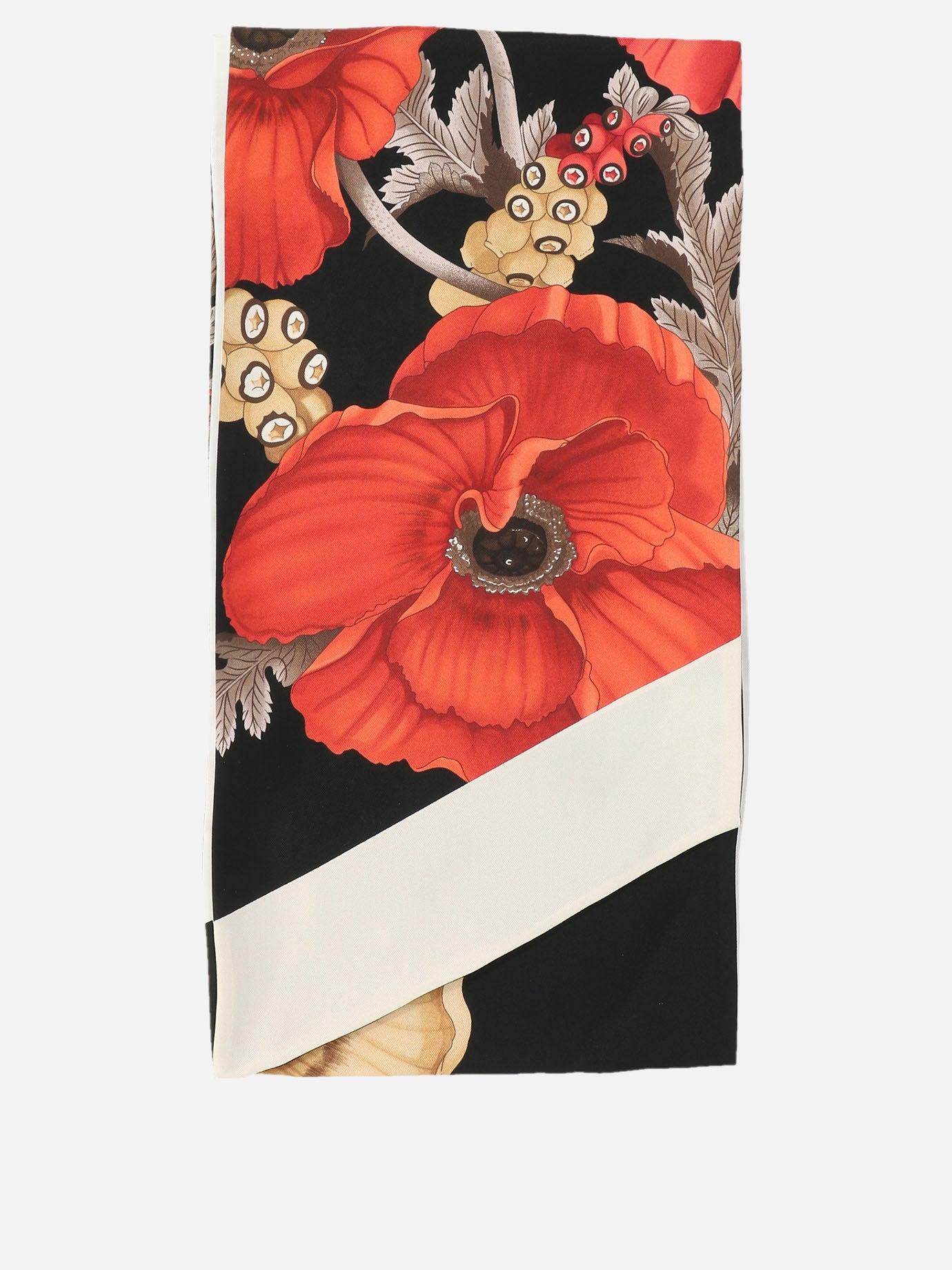 Silk scarves 0771395  Red - Ferragamo Women | PDP | VIETTI Online Store | thumbnail