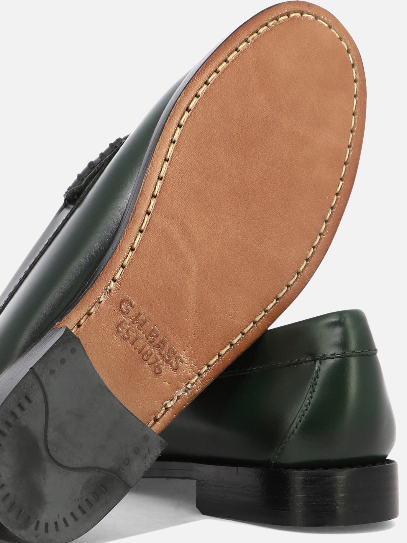 Loafers 100% leather - 80% leather 20% rubber  Green - G.H. Bass &amp; Co. Women | PDP | VIETTI Online Store | thumbnail_5