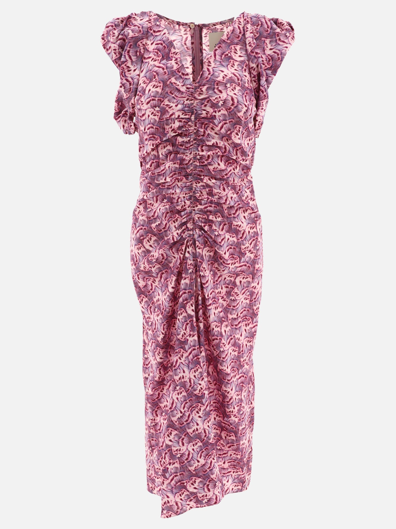 Midi dresses 24PRO0227FA  Purple - Isabel Marant Women | PDP | VIETTI Online Store | thumbnail