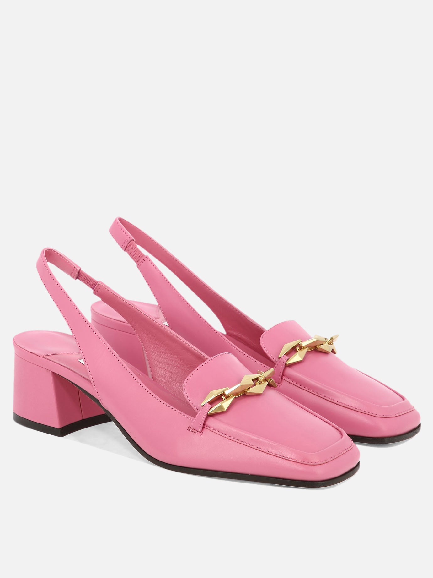 Slingbacks 100% leather - 50% leather 50% rubber-  Pink - Jimmy Choo Women | PDP | VIETTI Online Store | thumbnail_2