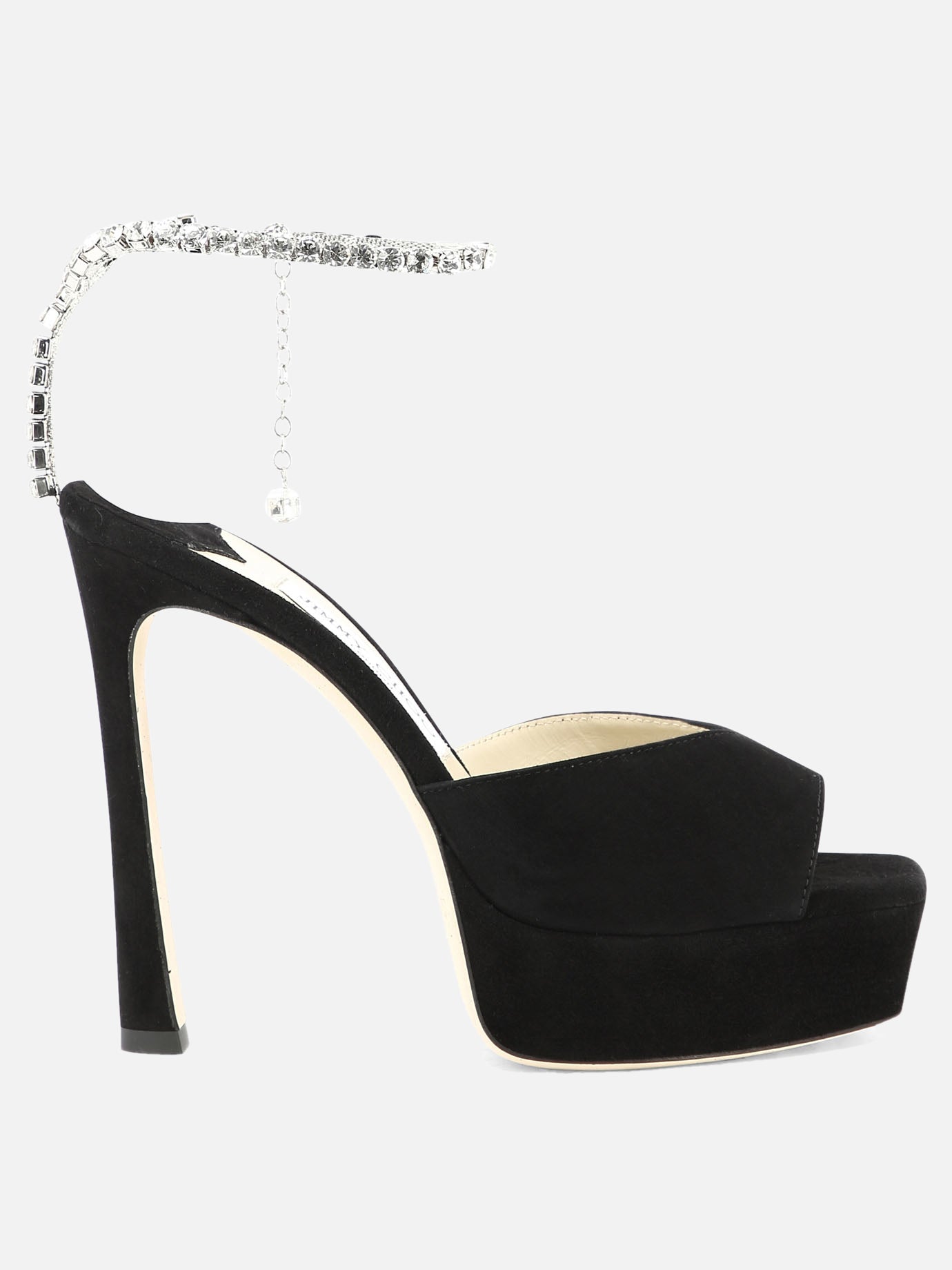Heeled sandals 100% leather - 100% leather  Black - Jimmy Choo Women | PDP | VIETTI Online Store | thumbnail