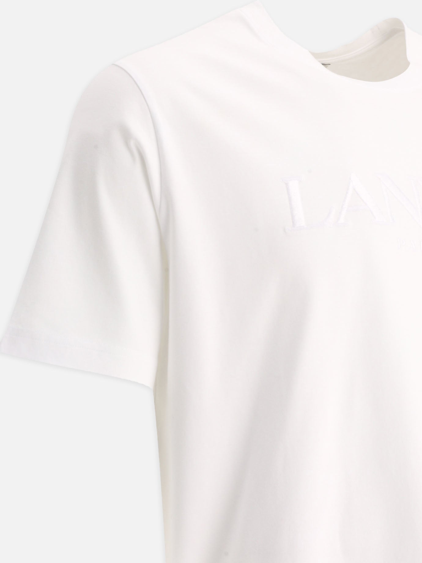 Crewneck t-shirts 100% cotton  White - Lanvin Men | PDP | VIETTI Online Store | thumbnail_4