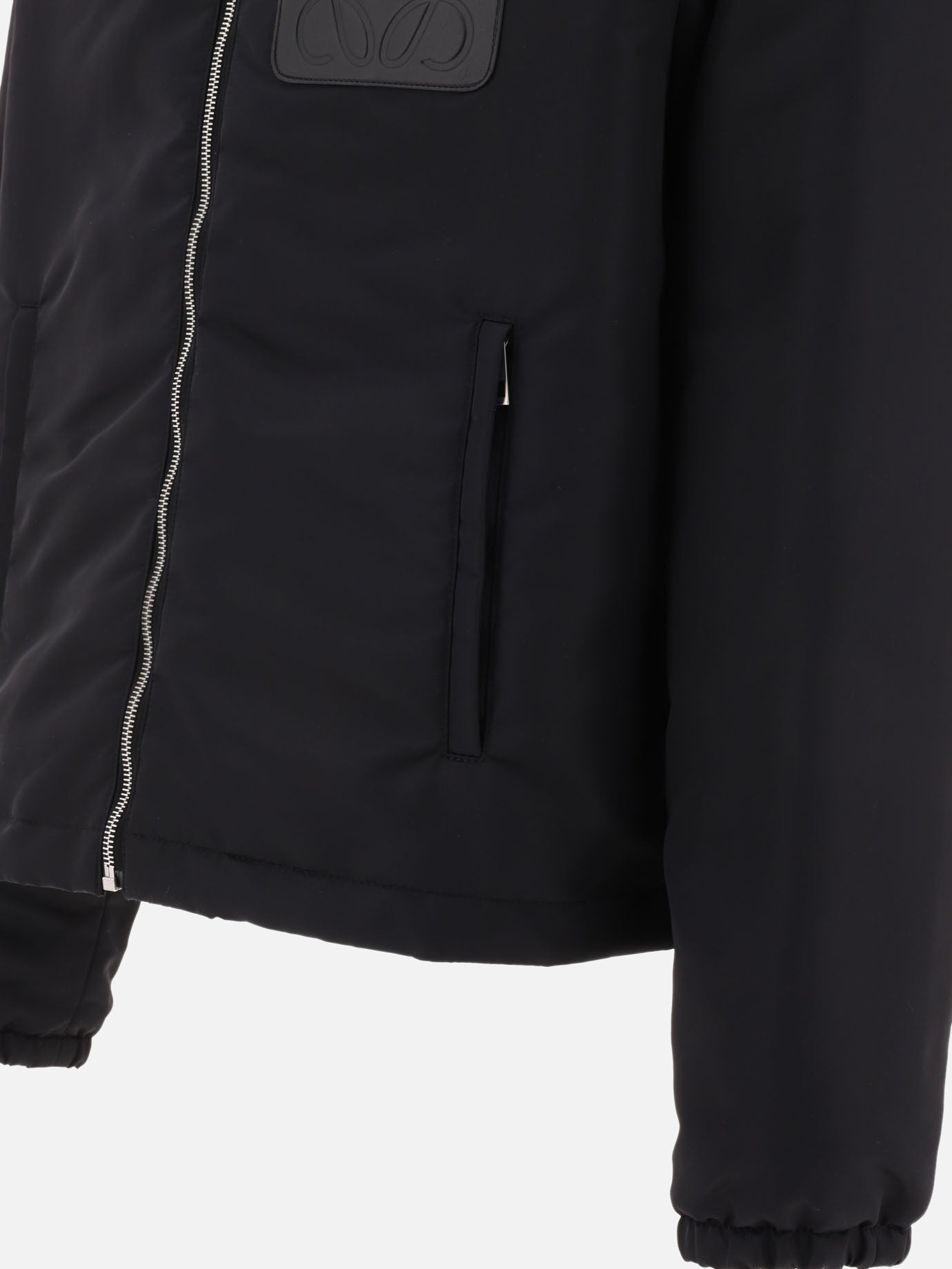Down jackets 90% polyamide 10% leather  Black - Loewe Men | PDP | VIETTI Online Store | thumbnail_4