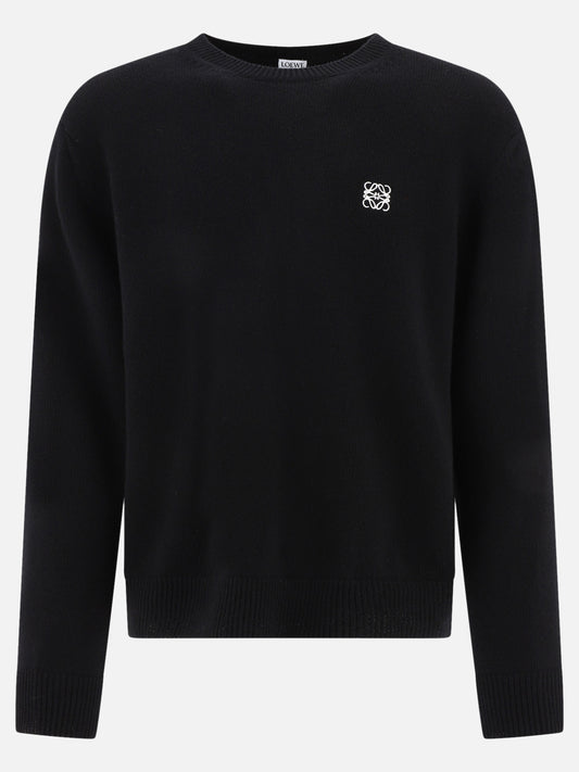 Crewneck sweaters 100% wool  Black - Loewe Men | PLP | VIETTI Online Store 
