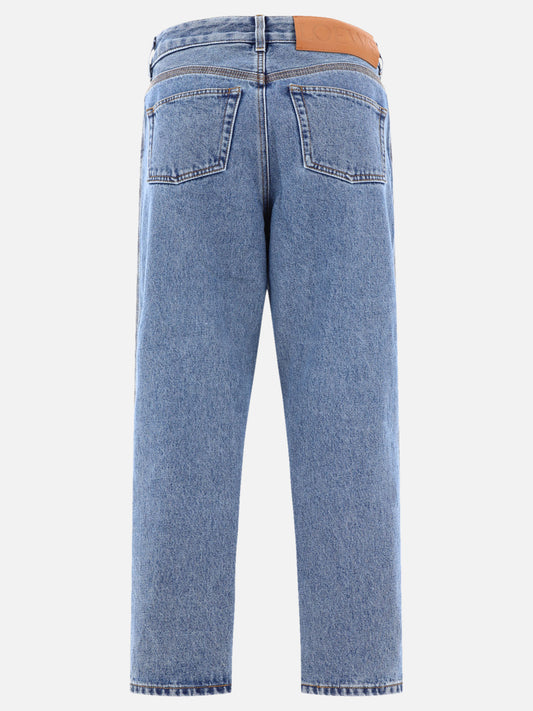 Straight-leg jeans 98% cotton 2% leather  Blue - Loewe Women | PLP | VIETTI Online Store | 2
