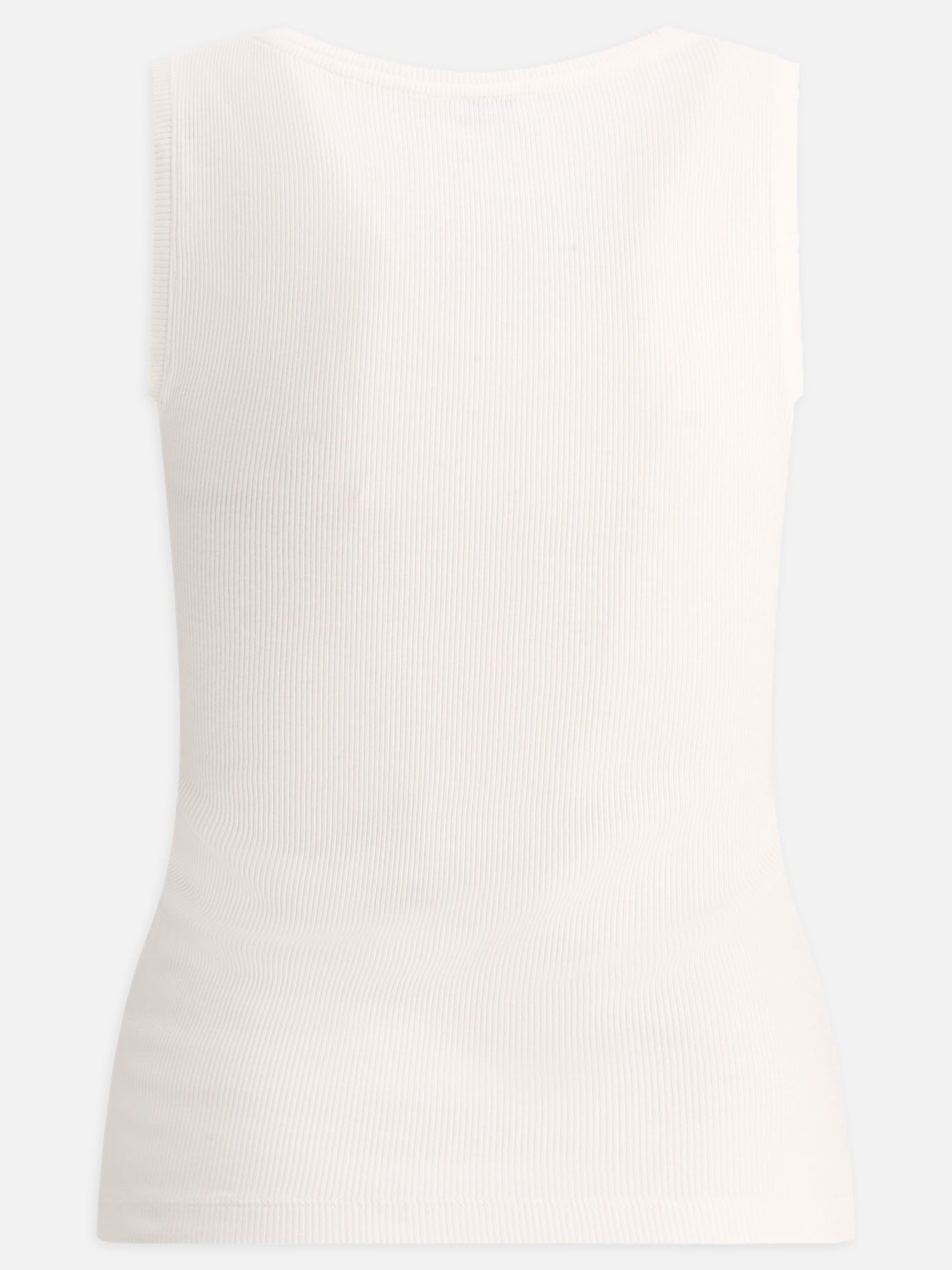 Tank tops 94% cotton 3% polyester 3% elastan  White - Loewe Women | PDP | VIETTI Online Store | Zoom-Modal_2
