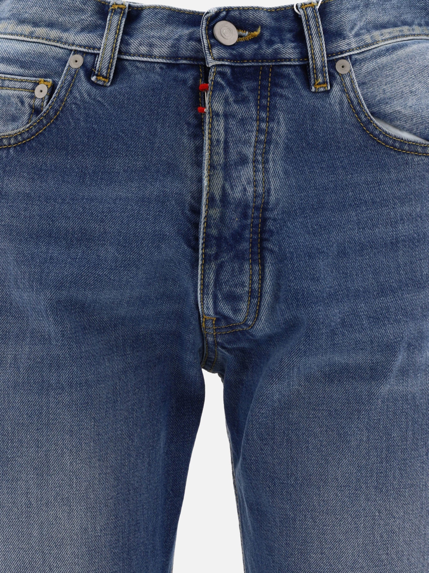 Straight-leg jeans 100% cotton  Light blue - Maison Margiela Men | PDP | VIETTI Online Store | thumbnail_3