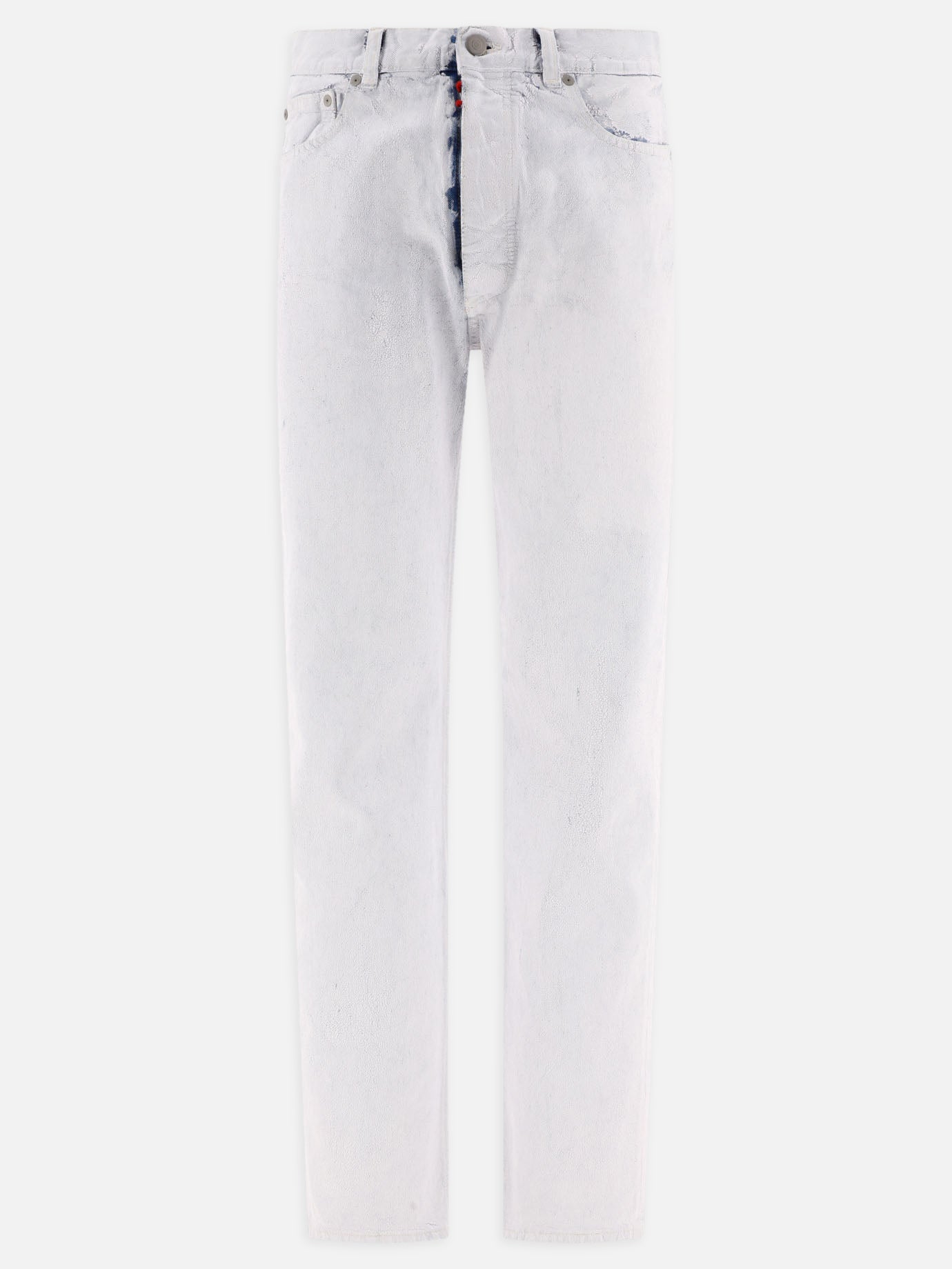 Straight-leg jeans 100% cotton  Light blue - Maison Margiela Men | PDP | VIETTI Online Store | Zoom-Modal

