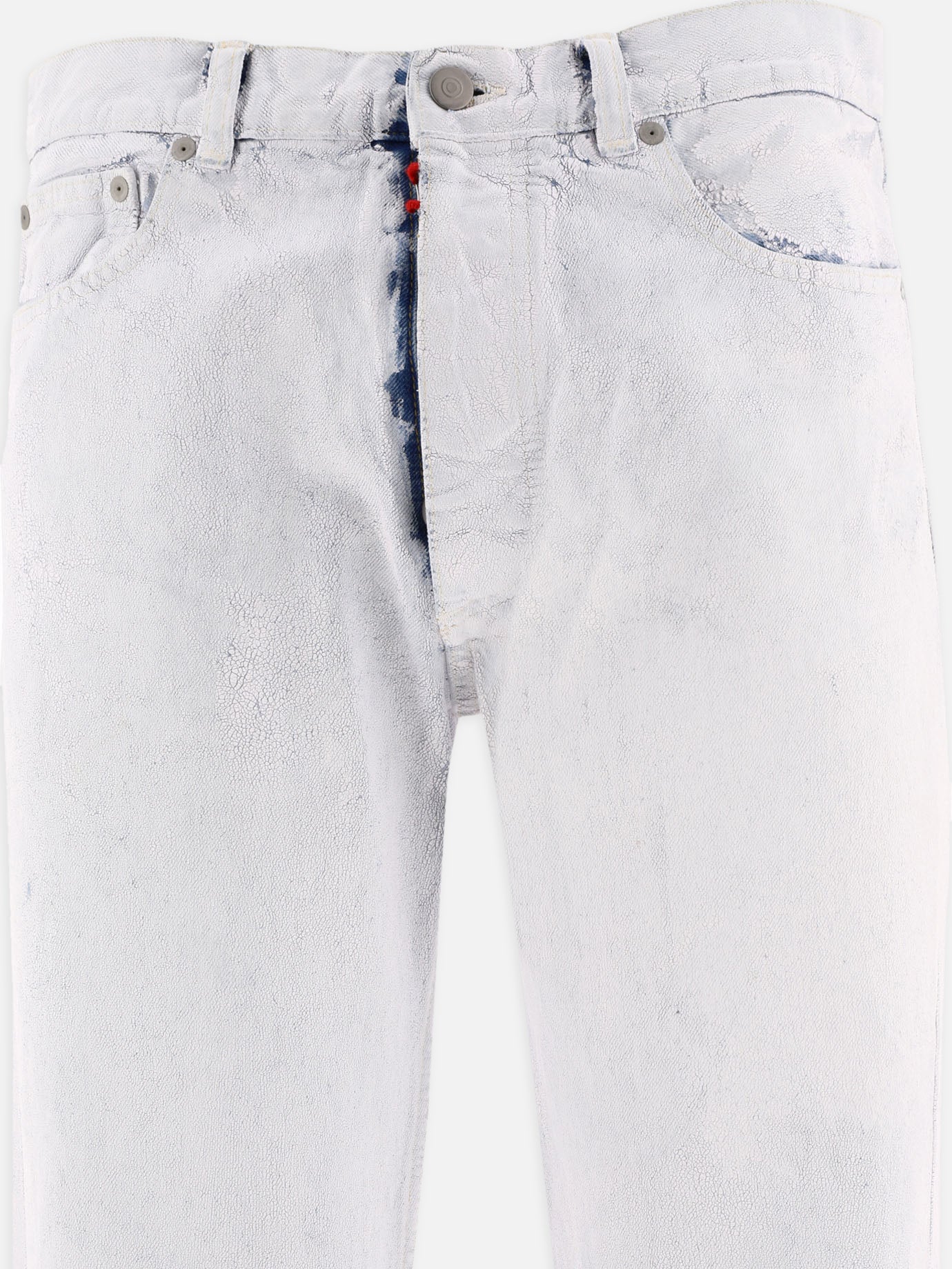 Straight-leg jeans 100% cotton  Light blue - Maison Margiela Men | PDP | VIETTI Online Store | thumbnail_3