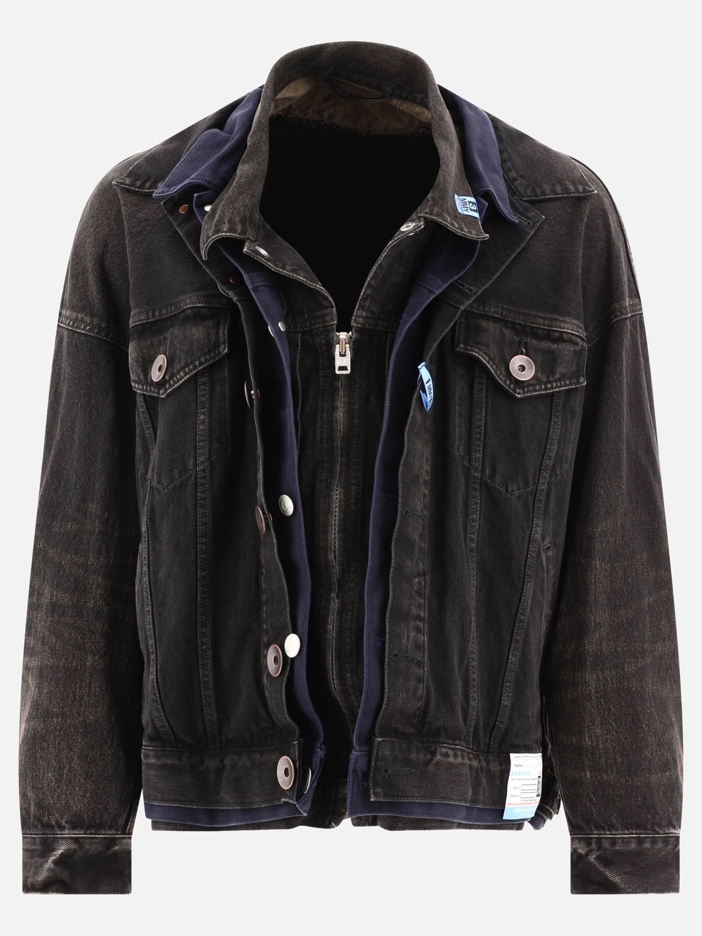 Denim jackets 100% cotton  Black - Maison Mihara Yasuhiro Men | PDP | VIETTI Online Store | Zoom-Modal
