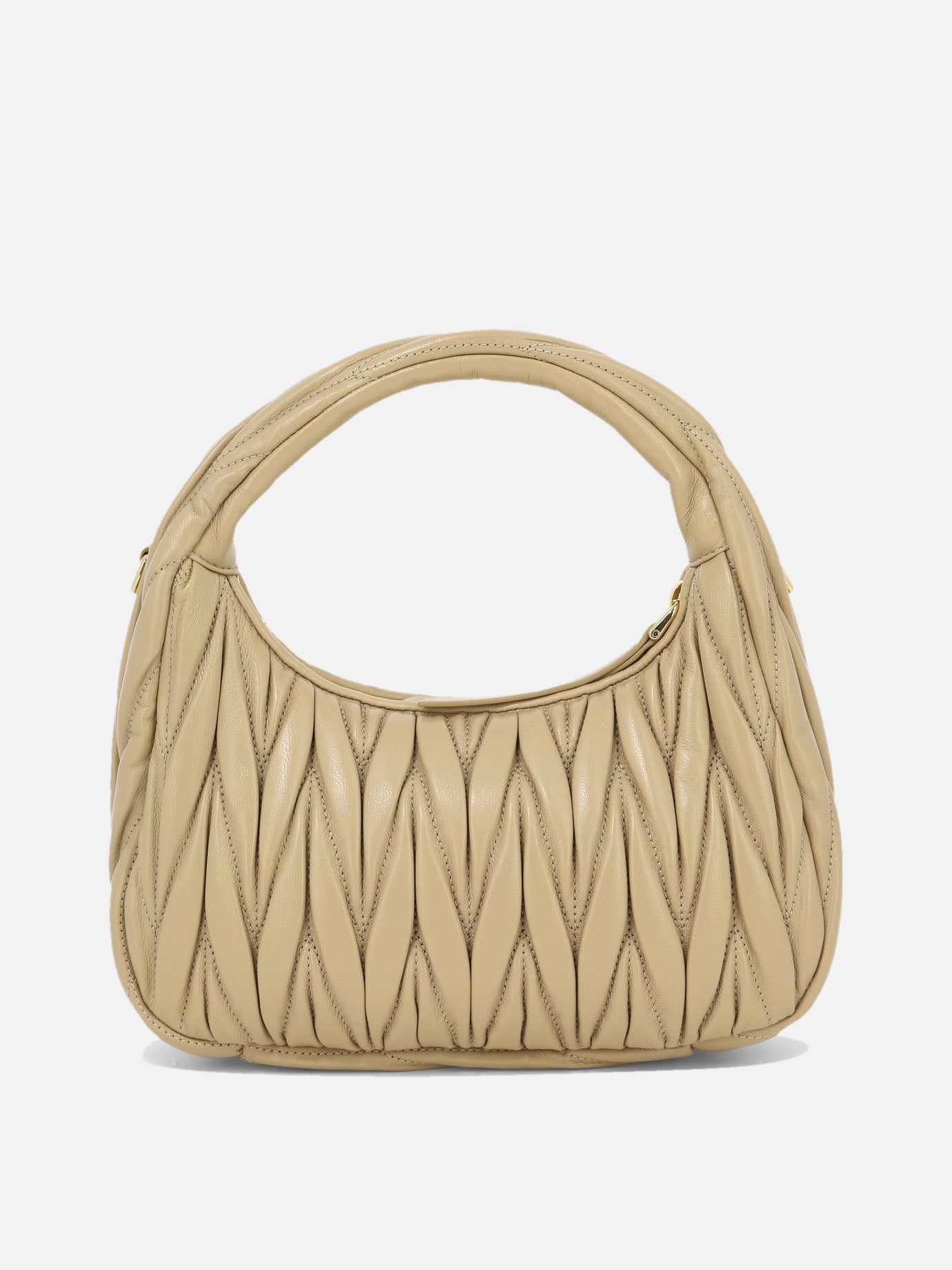 Small bags 100% lamb leather  Beige - Miu Miu Women | PDP | VIETTI Online Store | thumbnail_3