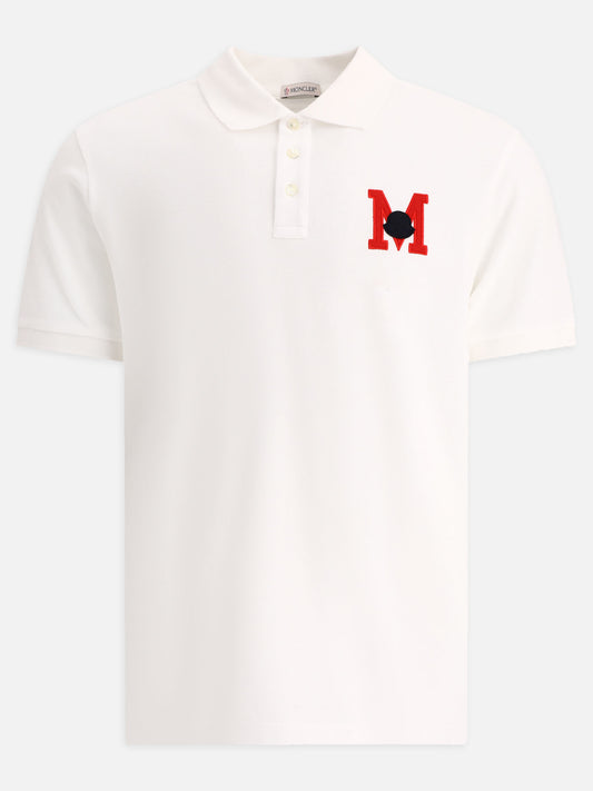 Polo shirts with buttons 100% cotton  White - Moncler Men | PLP | VIETTI Online Store 

