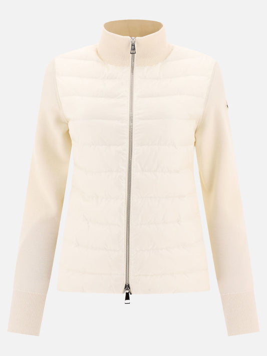 Down jackets 100% polyamide - Padding: down and feathers  White - Moncler Women | PLP | VIETTI Online Store 
