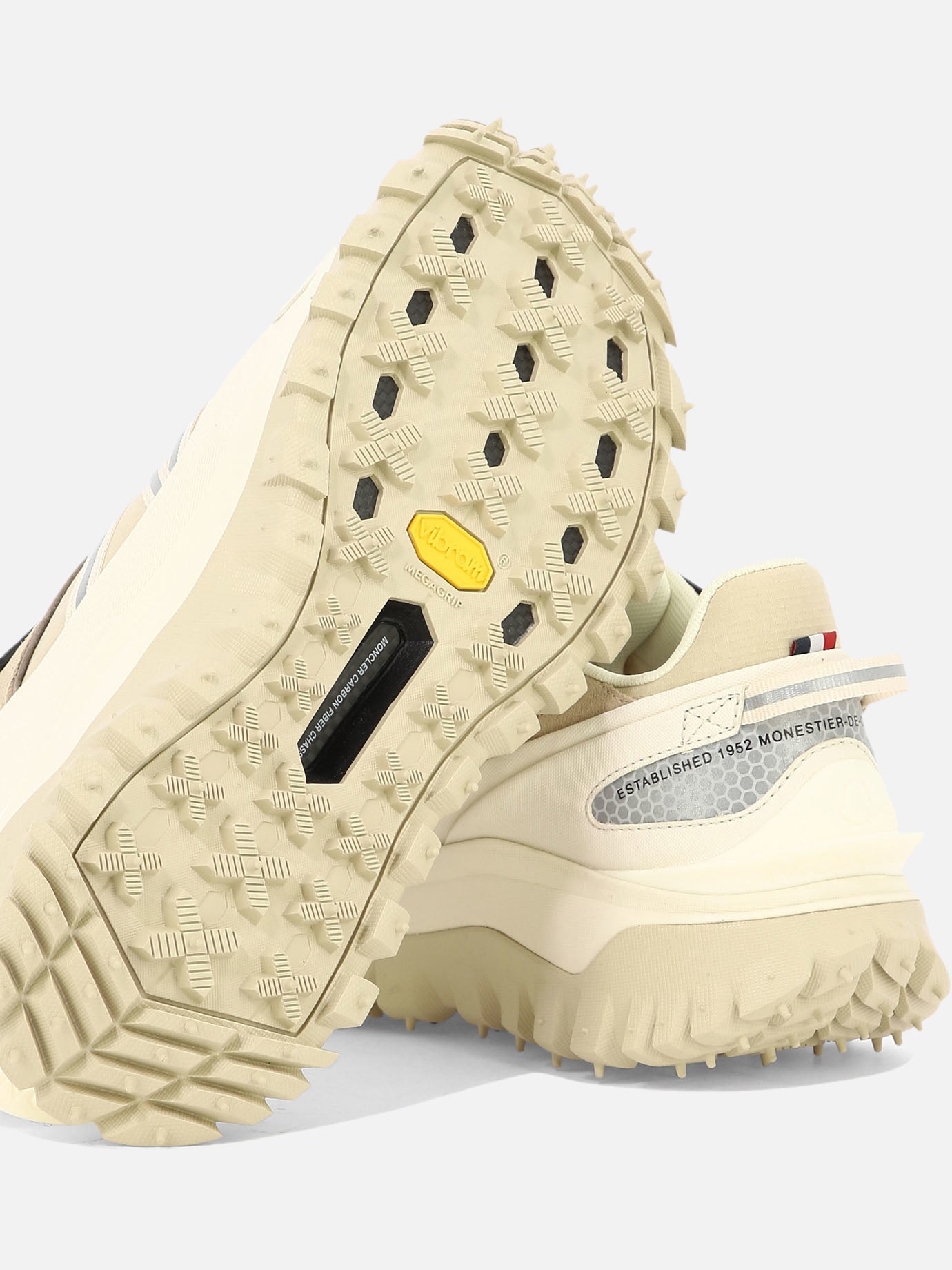 Low top sneakers 100% polyester - 100% rubber  Beige - Moncler Men | PDP | VIETTI Online Store | Zoom-Modal_5
