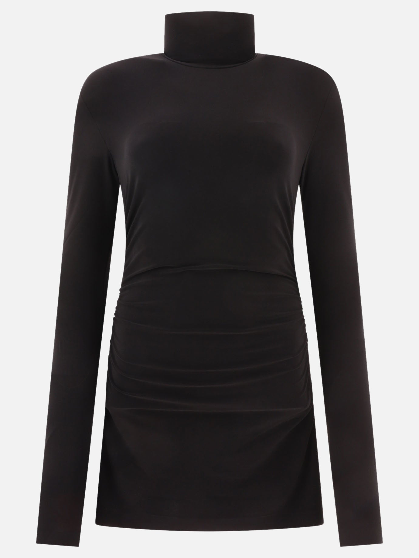 Mini dresses 95% polyester 5% elastane  Black - Norma Kamali Women | PDP | VIETTI Online Store | thumbnail