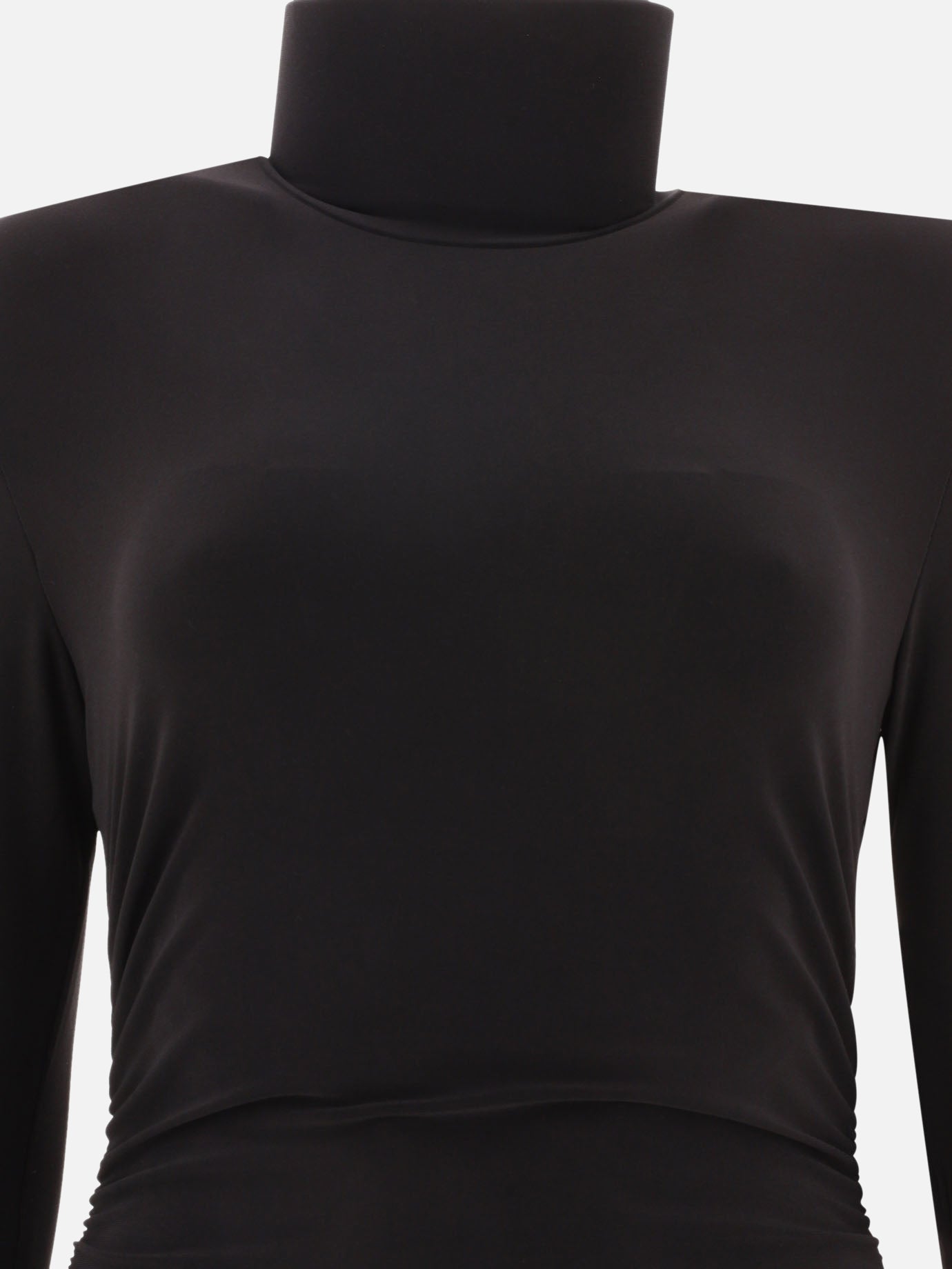 Mini dresses 95% polyester 5% elastane  Black - Norma Kamali Women | PDP | VIETTI Online Store | thumbnail_3