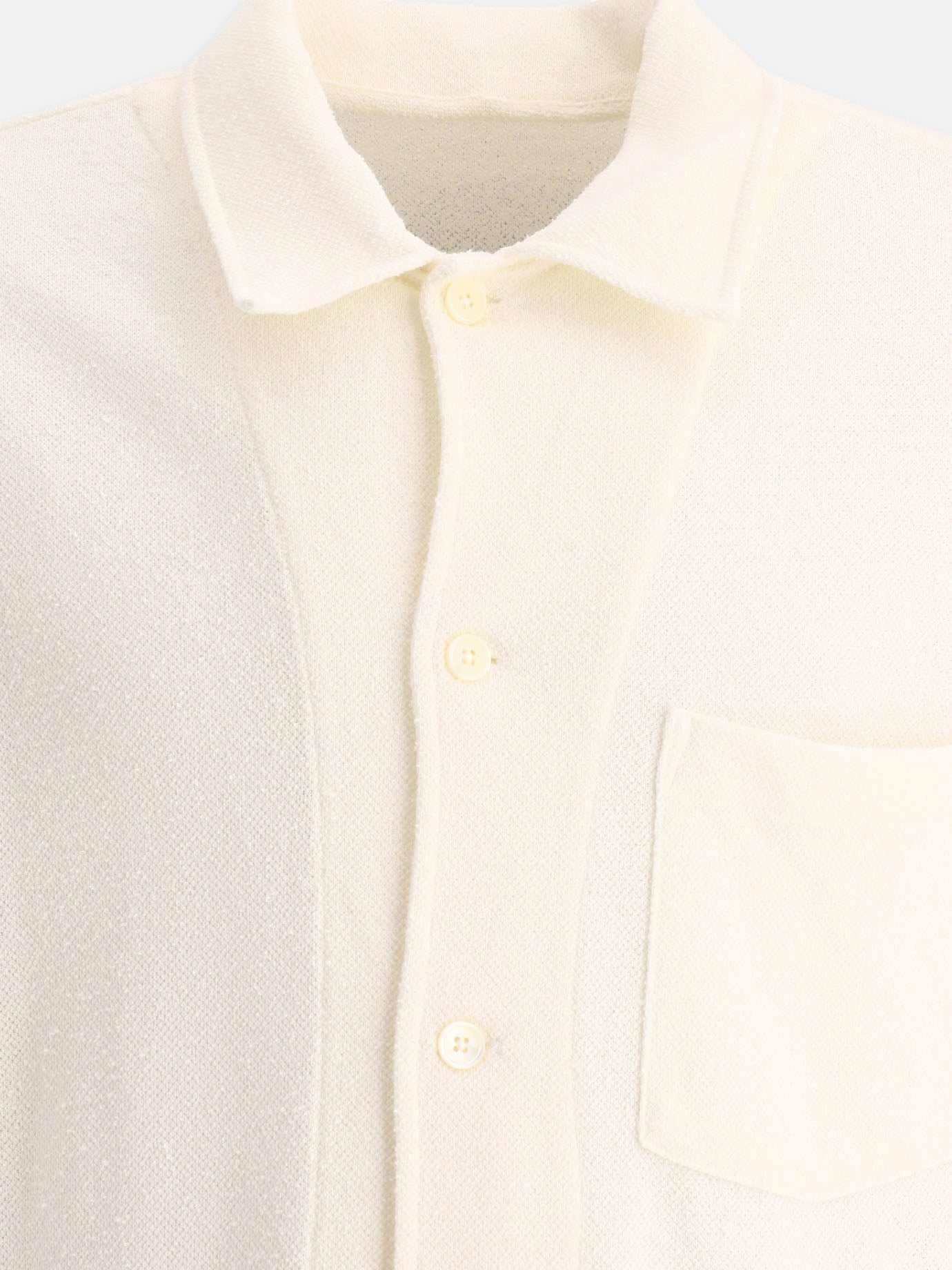 Casual shirts 49% cotton 27% polyester 24% polyamide  White - Our Legacy Men | PDP | VIETTI Online Store | Zoom-Modal_3
