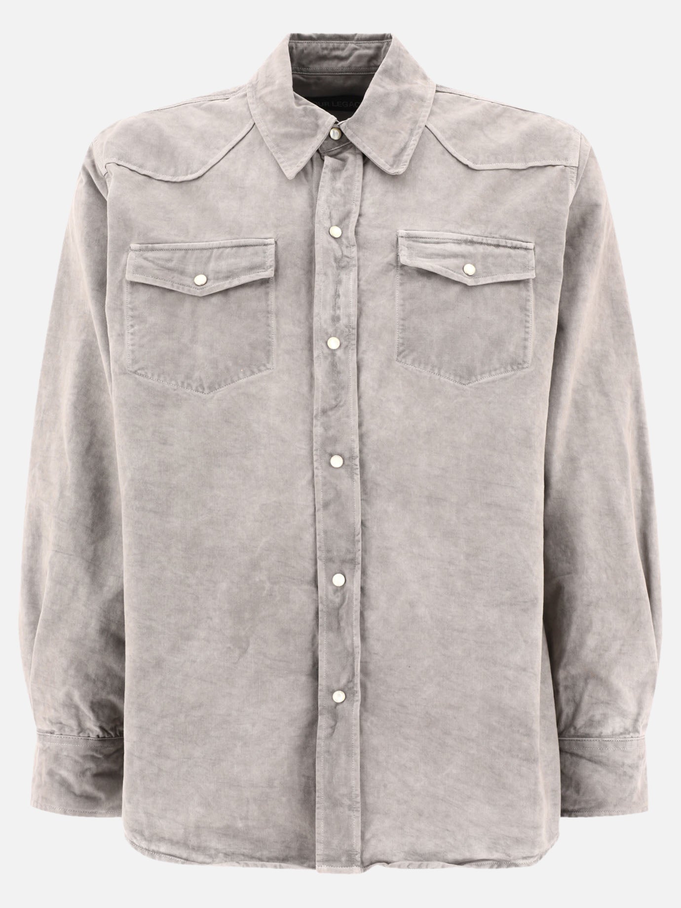 Overshirt jackets 100% cotton  Grey - Our Legacy Men | PDP | VIETTI Online Store | Zoom-Modal
