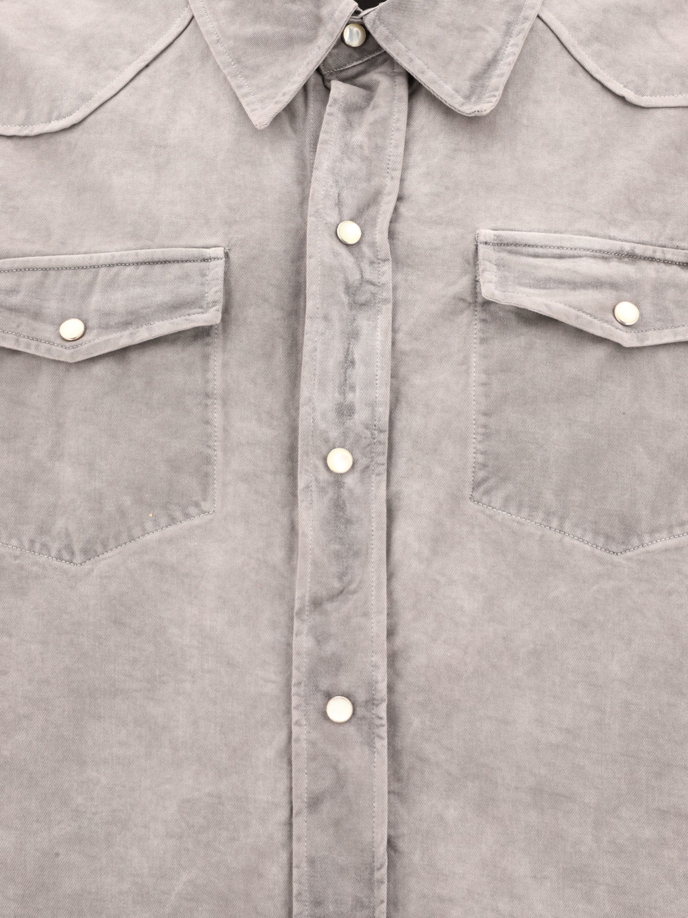 Overshirt jackets 100% cotton  Grey - Our Legacy Men | PDP | VIETTI Online Store | thumbnail_3
