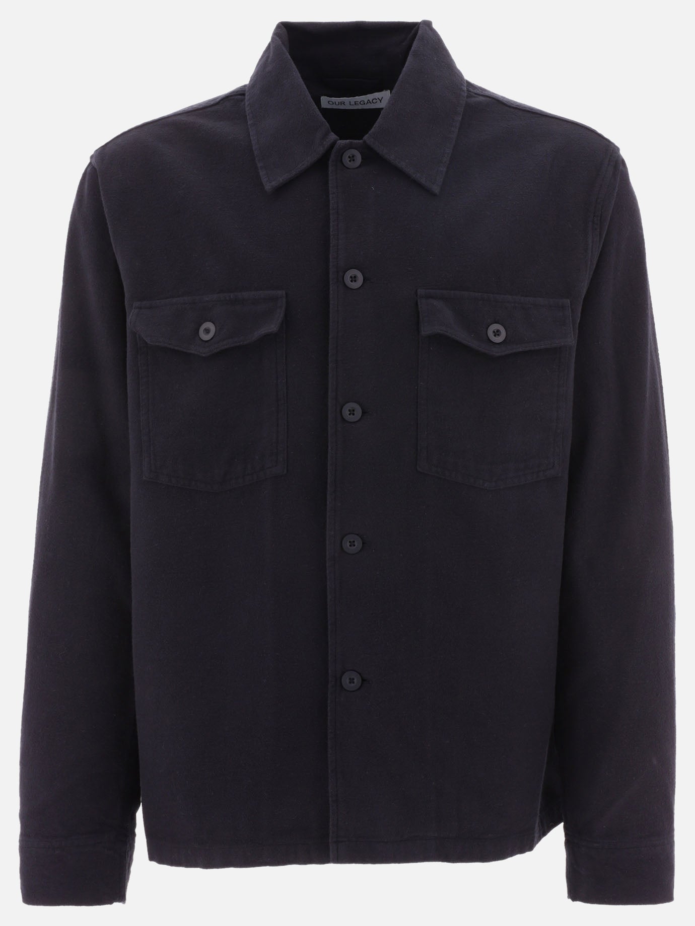 Overshirt jackets 100% cotton  Black - Our Legacy Men | PDP | VIETTI Online Store | thumbnail
