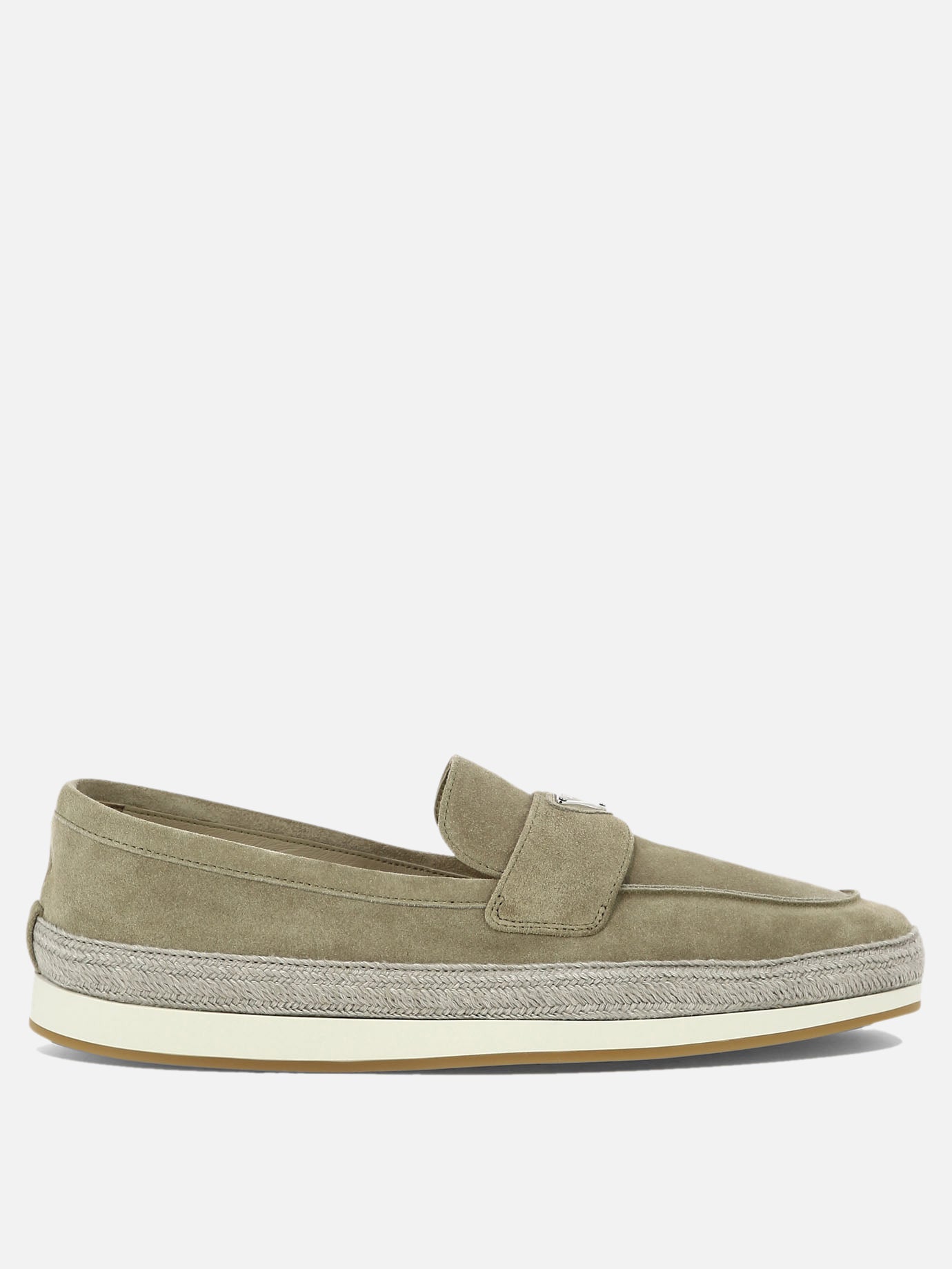 Loafers 100% suede - 100% rubber  Beige - Prada Men | PDP | VIETTI Online Store | Zoom-Modal
