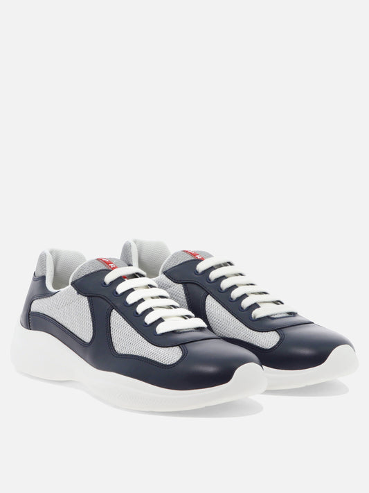 Low top sneakers 100% lamb leather - 100% rubber  Blue - Prada Men | PLP | VIETTI Online Store | 2
