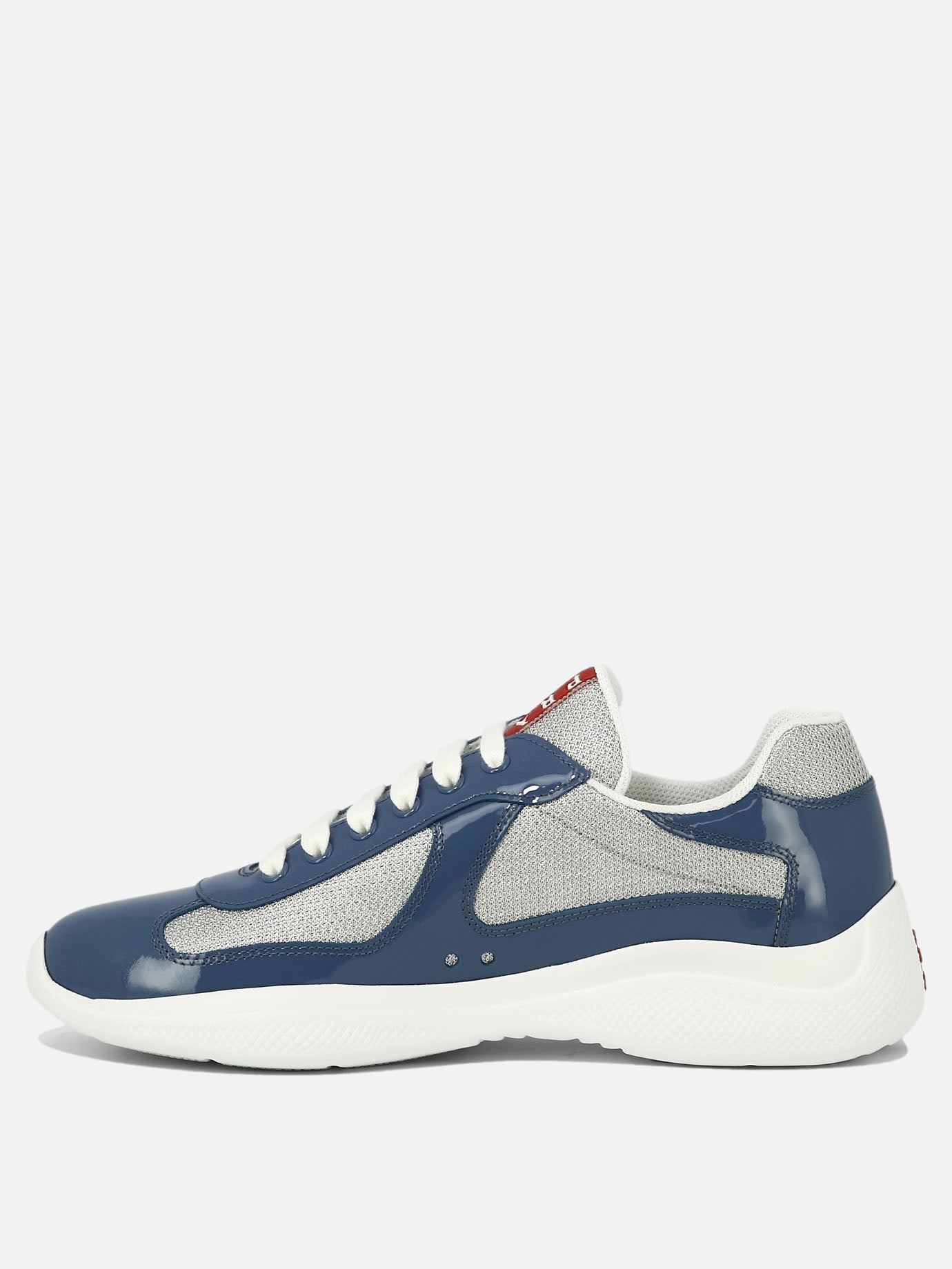 Low top sneakers 100% lamb leather - 100% rubber  Blue - Prada Men | PDP | VIETTI Online Store | thumbnail_3