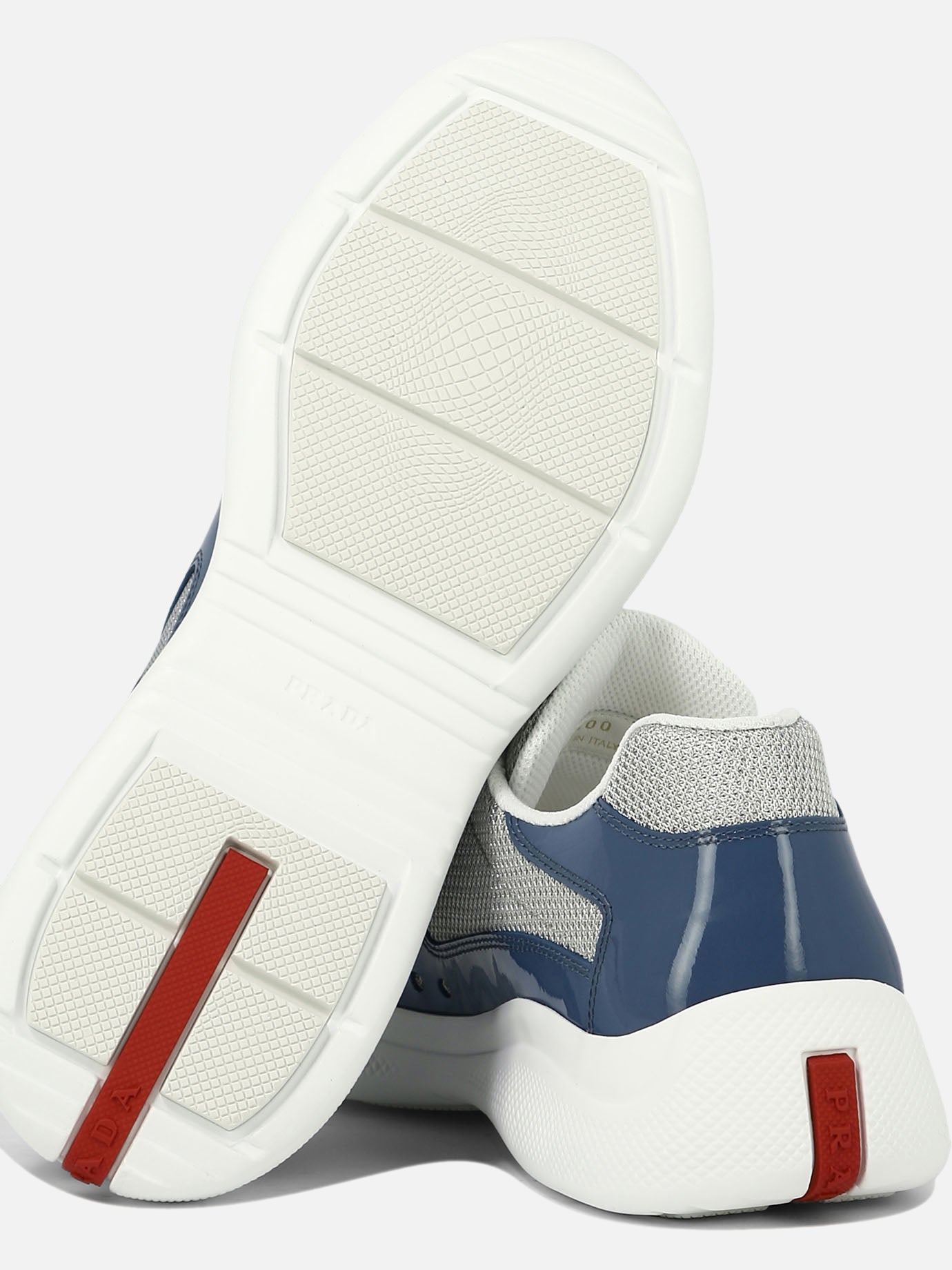 Low top sneakers 100% lamb leather - 100% rubber  Blue - Prada Men | PDP | VIETTI Online Store | thumbnail_5