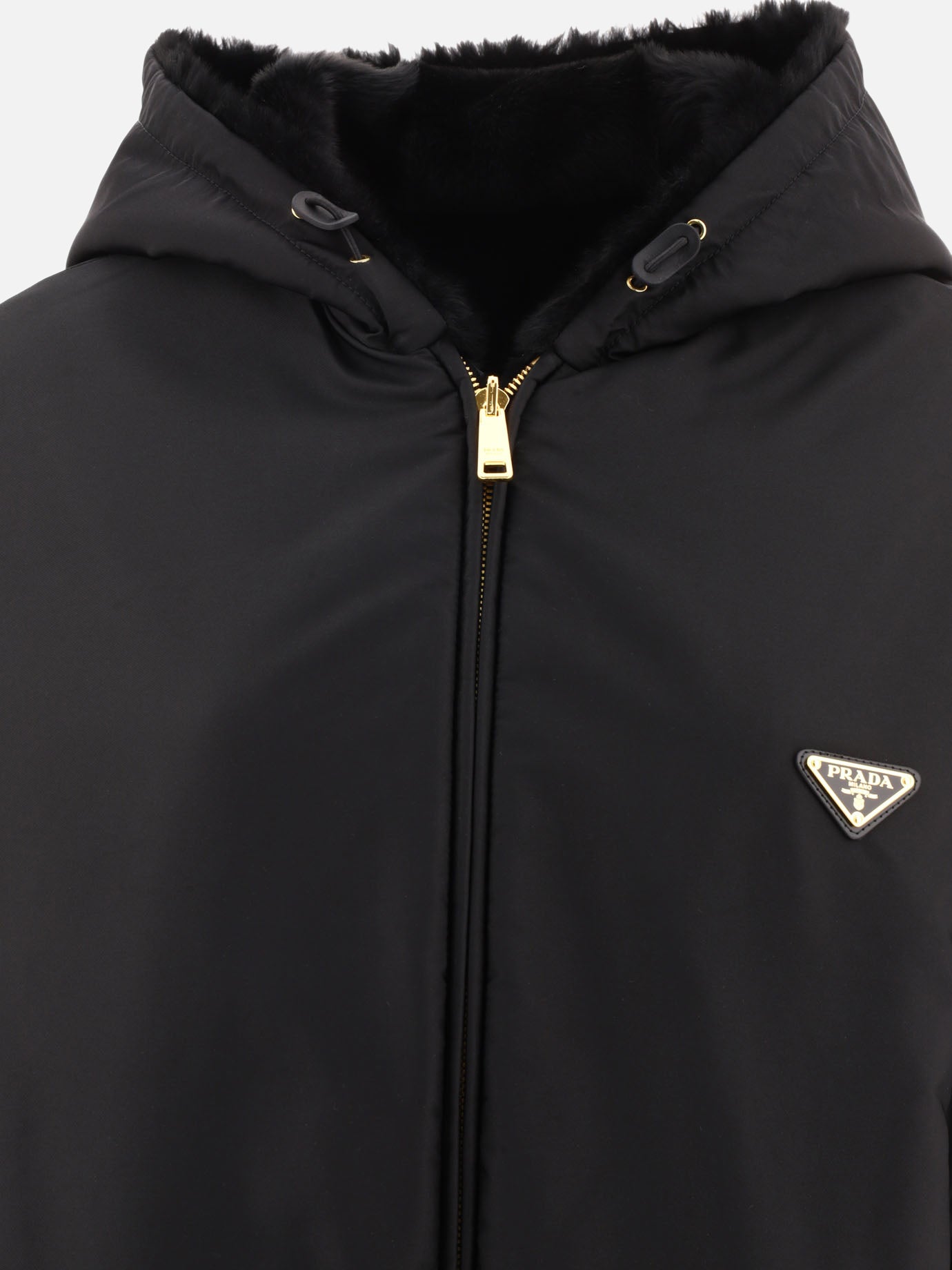 Leather jackets 100% sheep fur  Black - Prada Women | PDP | VIETTI Online Store | Zoom-Modal_6
