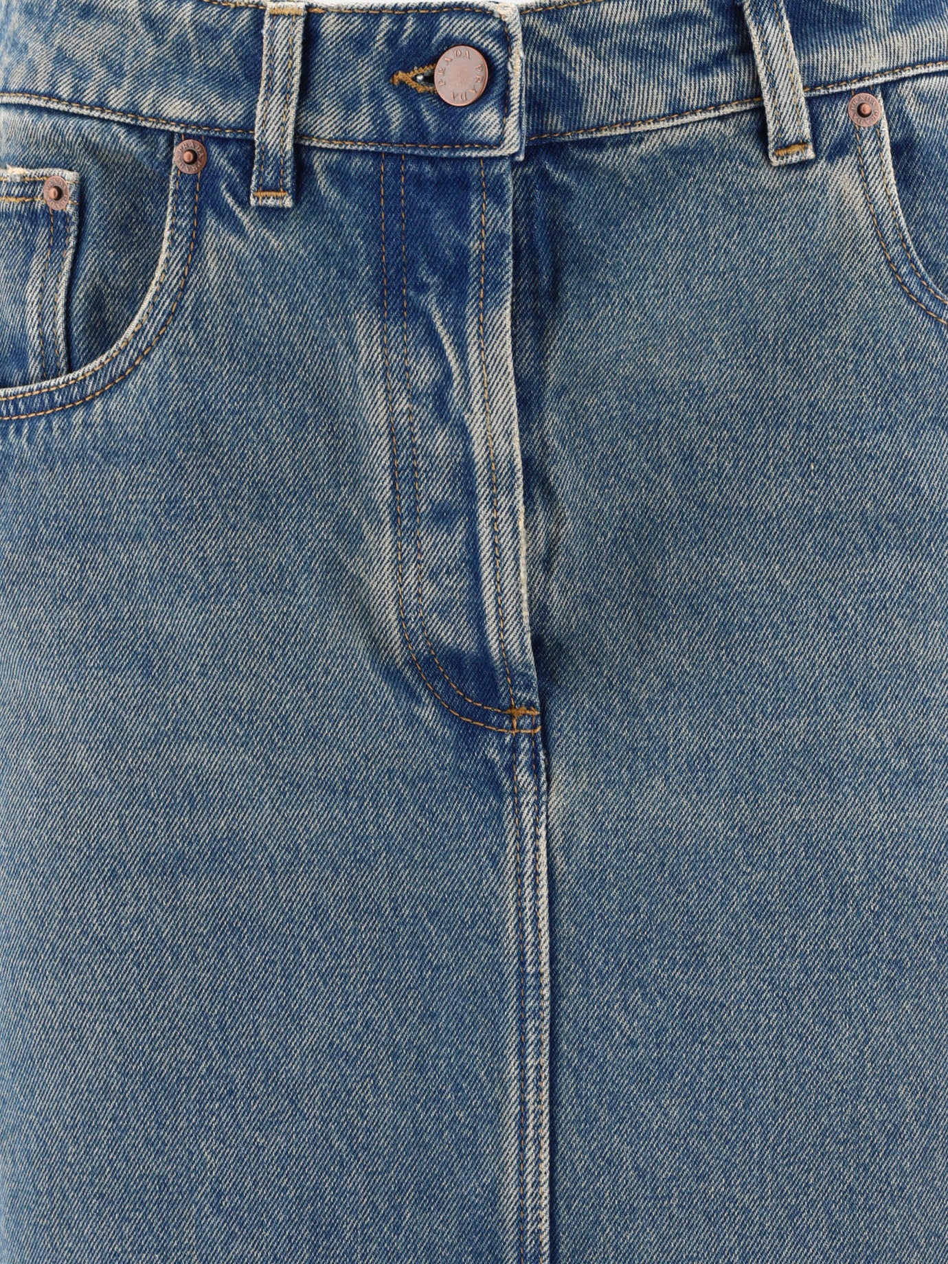 Long skirts 100% cotton  Blue - Prada Women | PDP | VIETTI Online Store | Zoom-Modal_3
