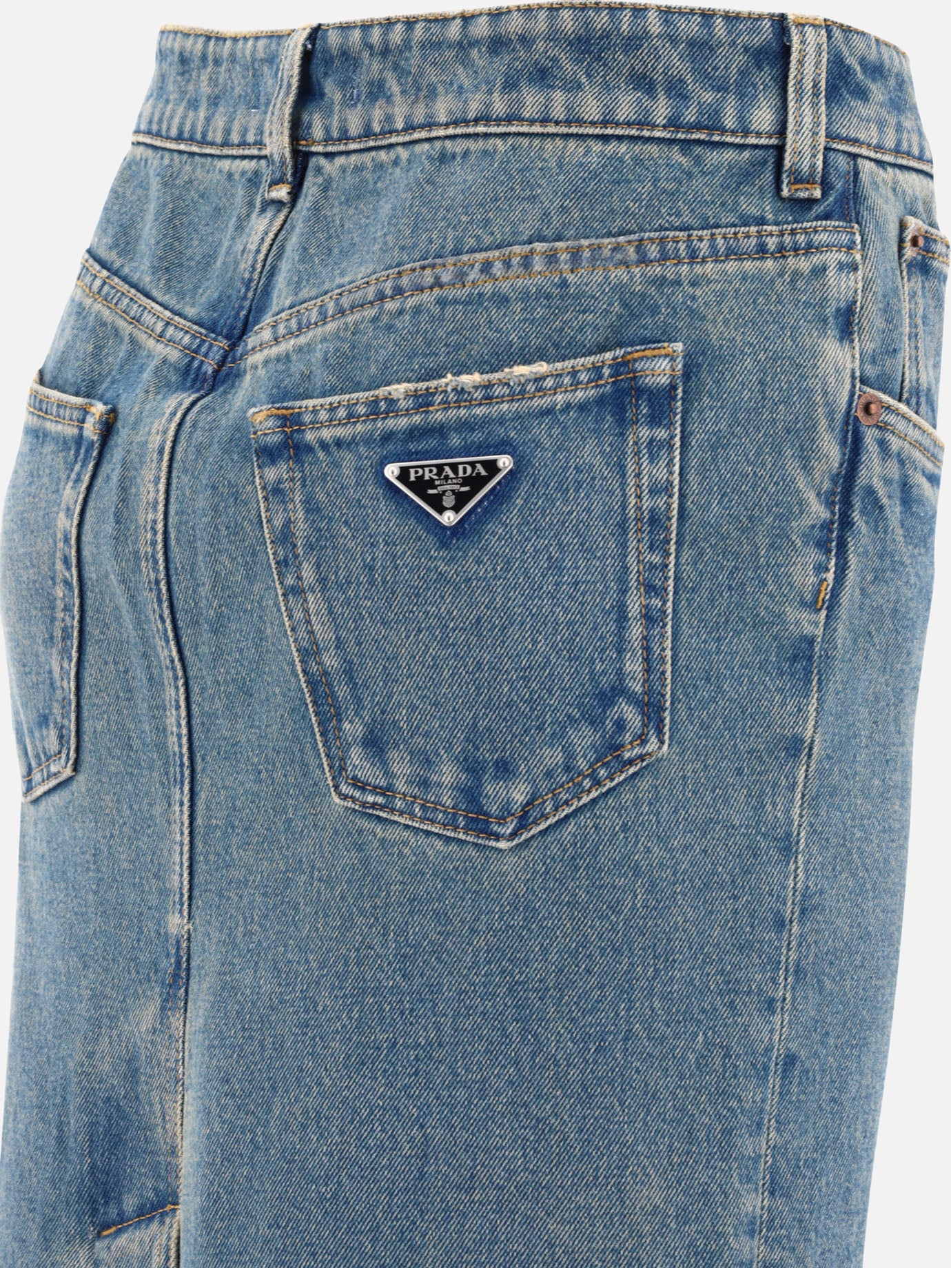 Long skirts 100% cotton  Blue - Prada Women | PDP | VIETTI Online Store | Zoom-Modal_4
