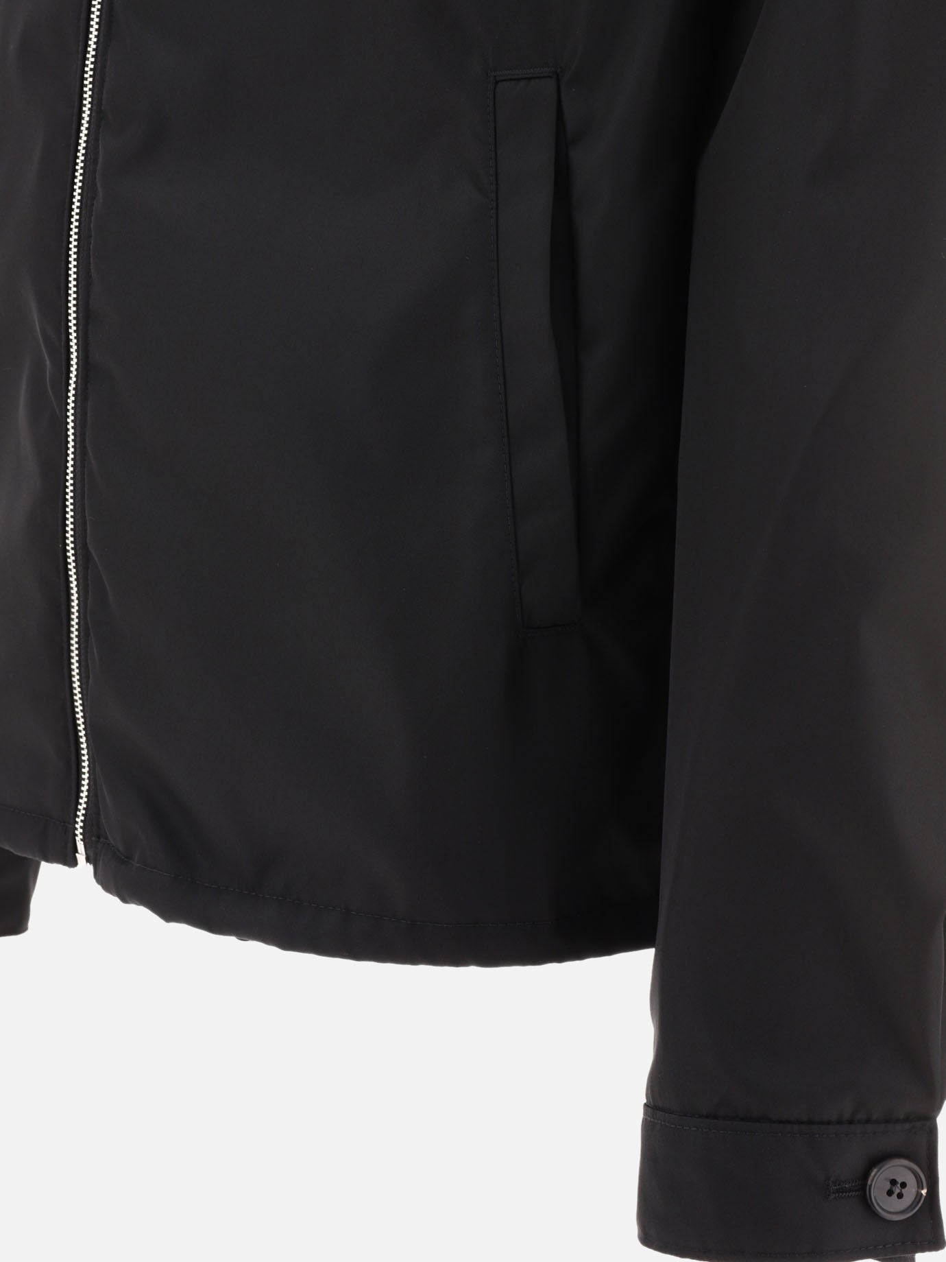 Quilted & Utility Jackets 100% polyamide  Black - Prada Men | PDP | VIETTI Online Store | thumbnail_4